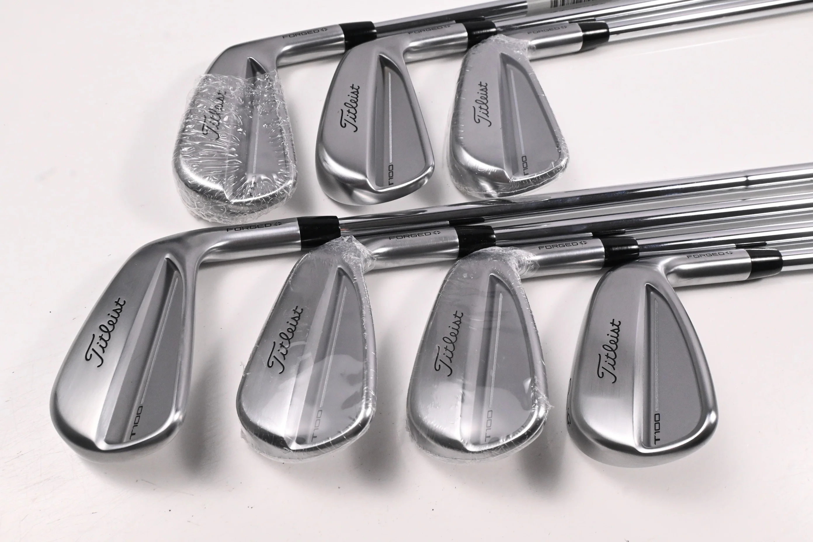 Titleist T100 2025 Irons / 4-PW / Stiff Flex True Temper AMT White Shafts - Image 2