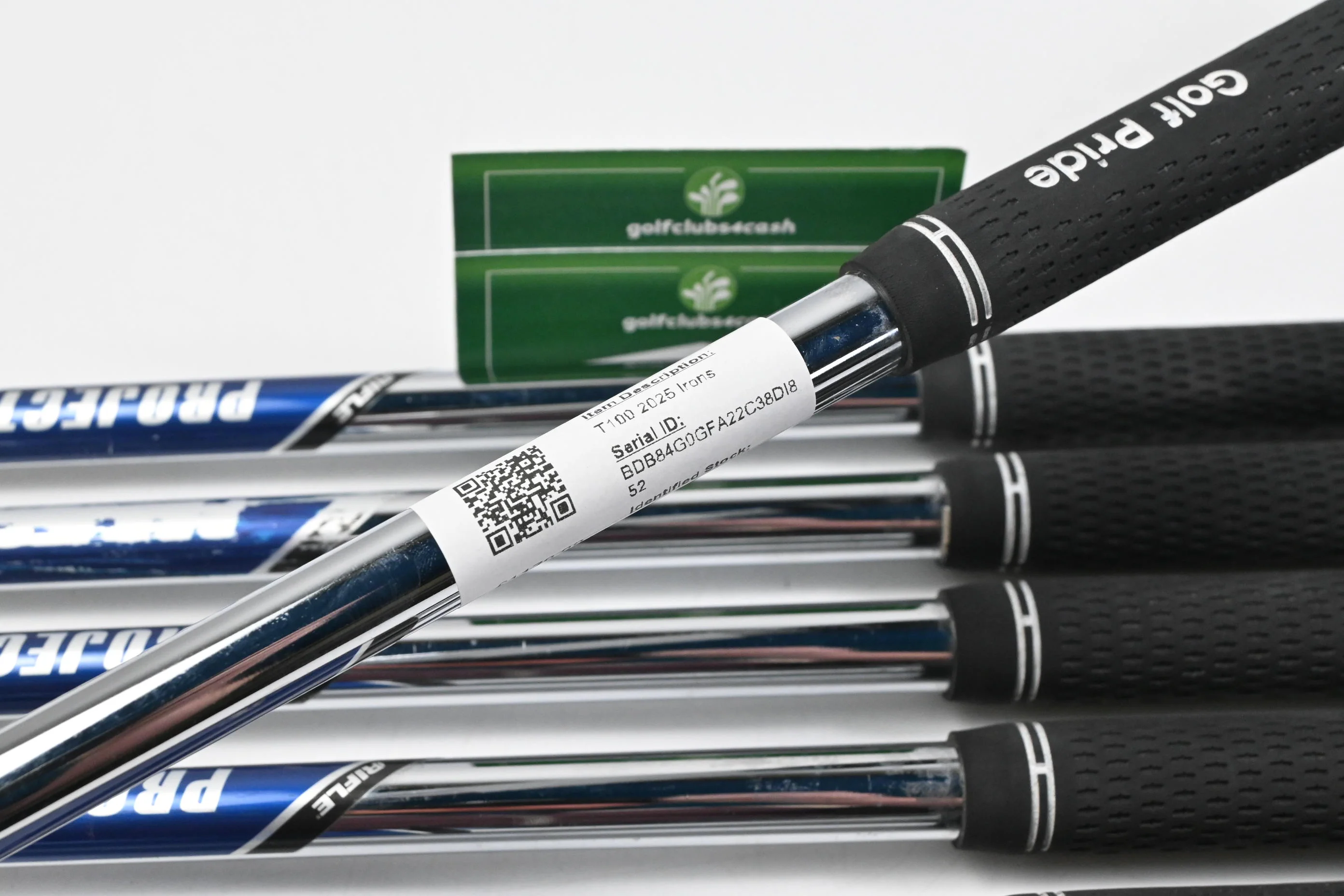Titleist T100 2023 Irons / 4-PW / Stiff Flex Rifle Project X Shafts - Image 6
