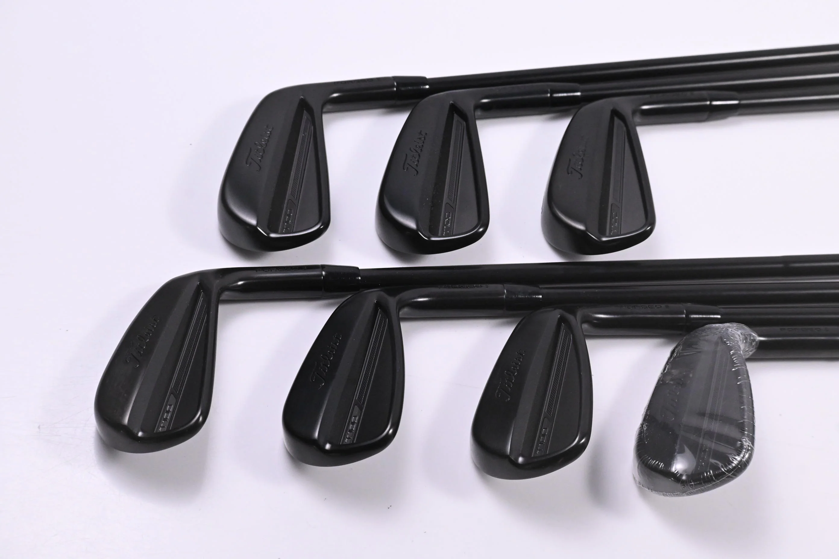 Titleist T100 Black Vapor Irons / 4-PW / Stiff Flex AMT Tour White S300 Shafts - Image 2