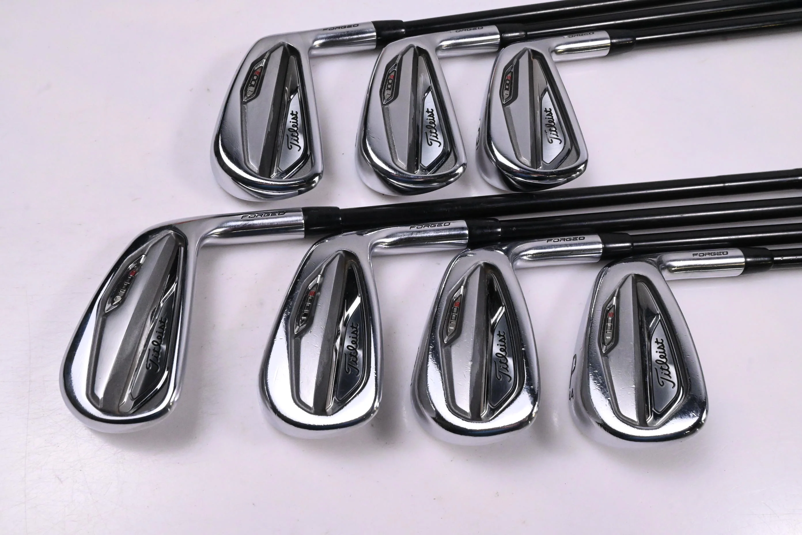 Titleist T100 S 2019 Irons / 4-PW / Stiff Flex AMT Tour White S300 Shafts - Image 2