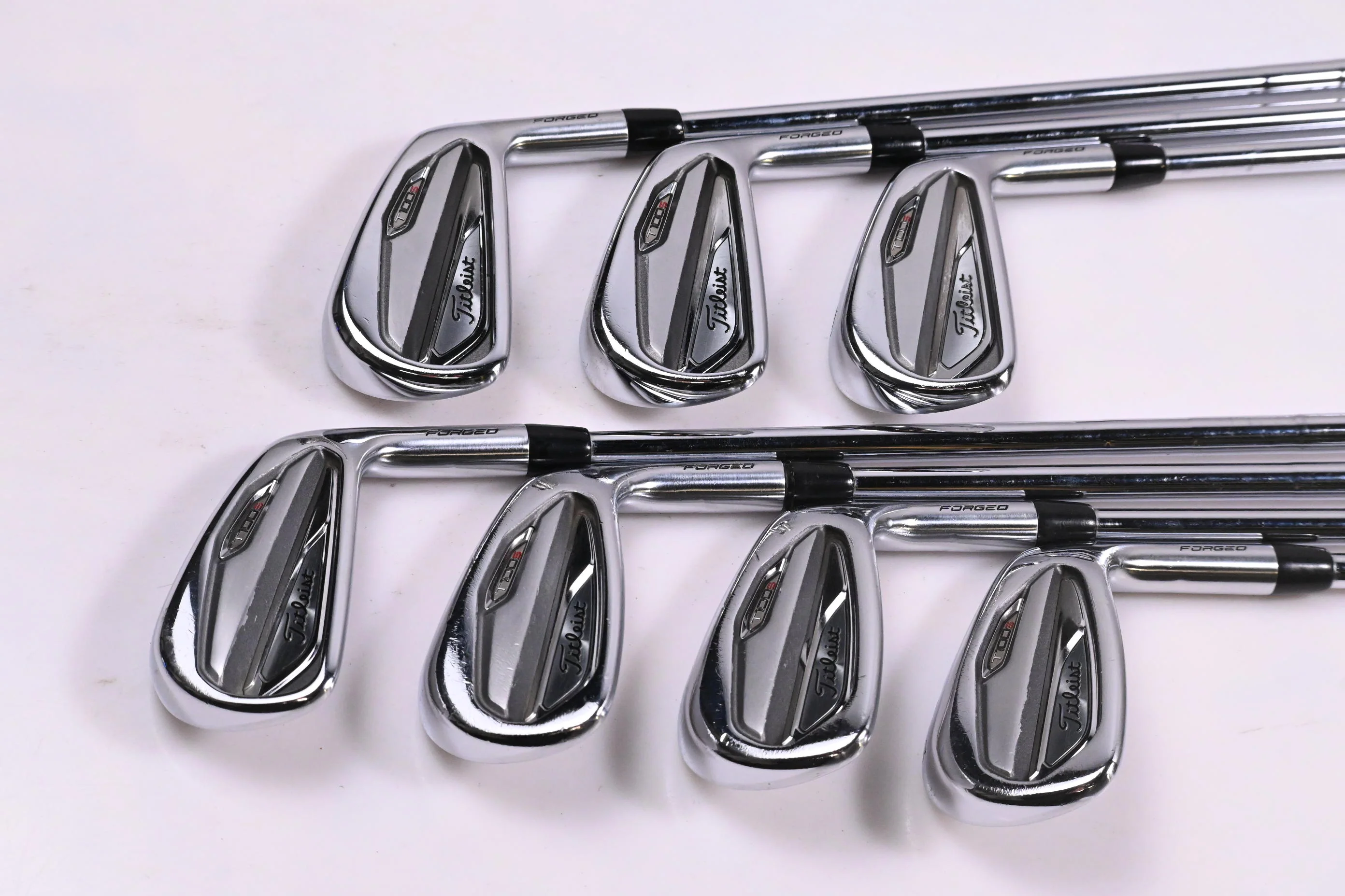 Titleist T100 S 2019 Irons / 4-PW / Stiff Flex KBS Tour Shafts - Image 2
