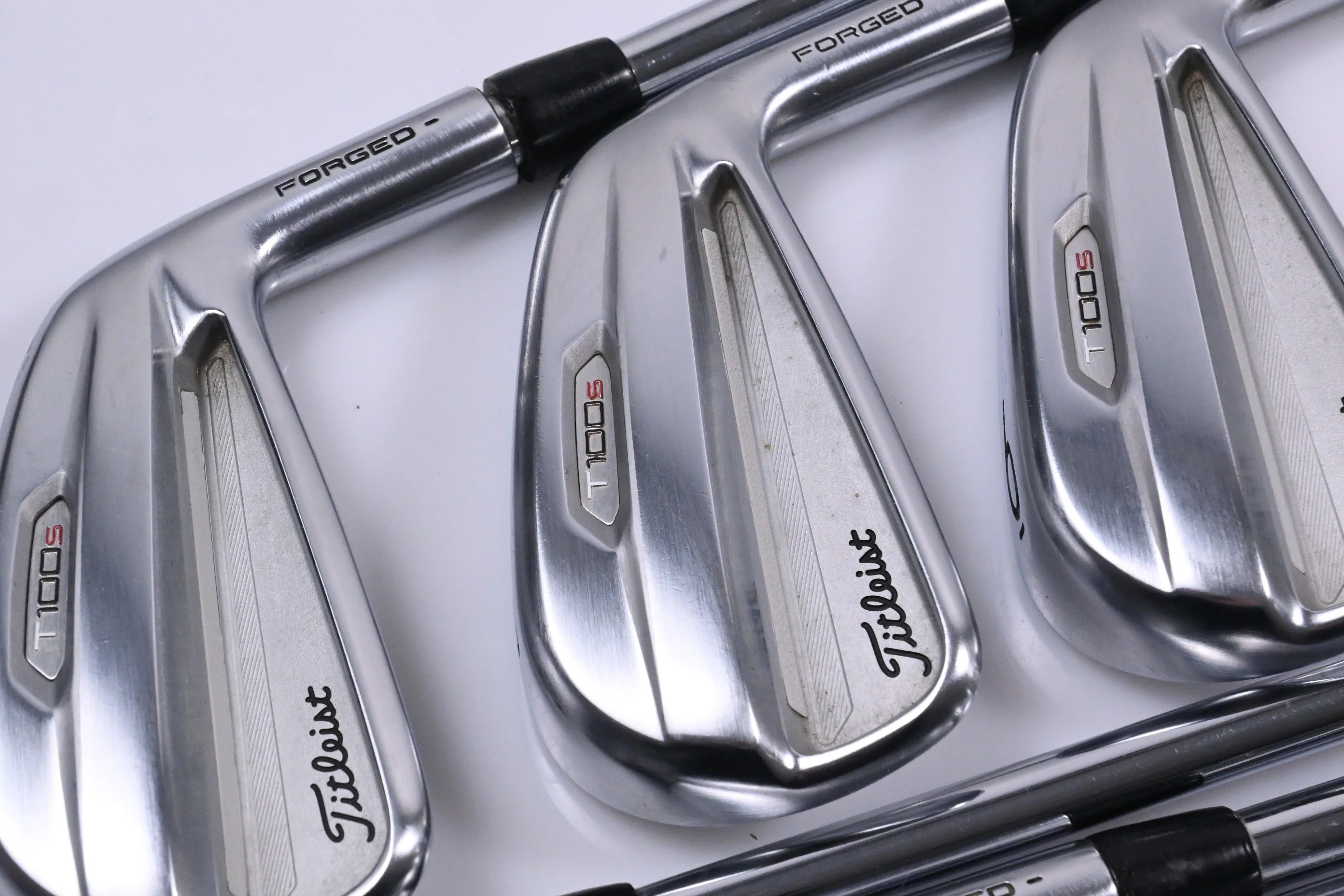 Titleist T100.S 2021 Irons / 4-PW / Stiff Flex AMT Black S300 Shafts