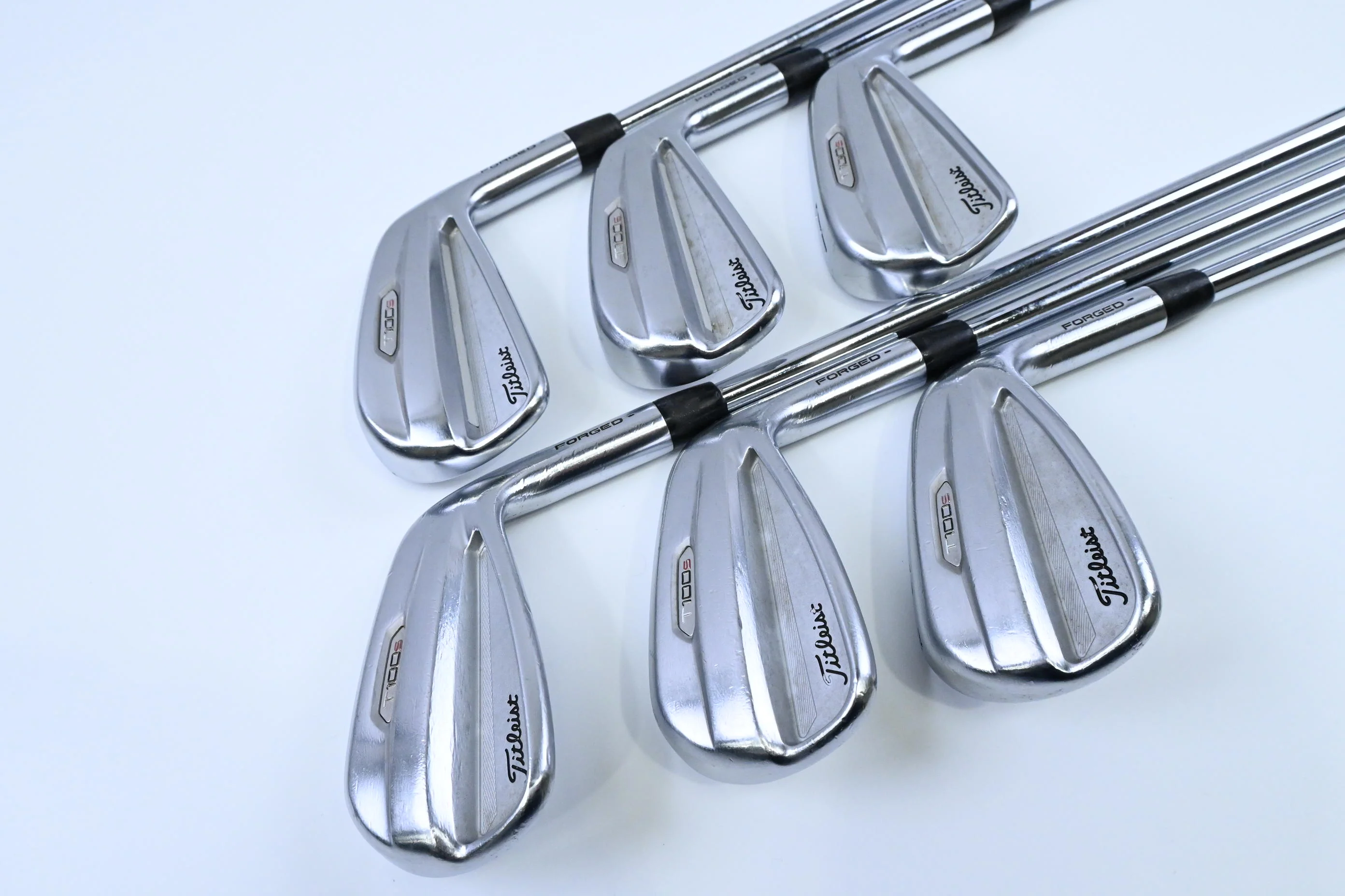 Titleist T100.S 2021 Irons / 5-PW / Stiff Flex Project X LZ 120 Shafts - Image 2