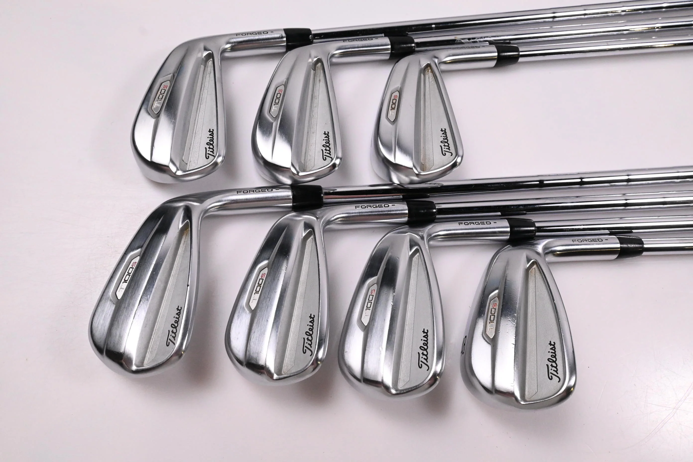 Titleist T100.S 2021 Irons / 5-PW+48° / Regular Flex KBS Tour Shafts - Image 2