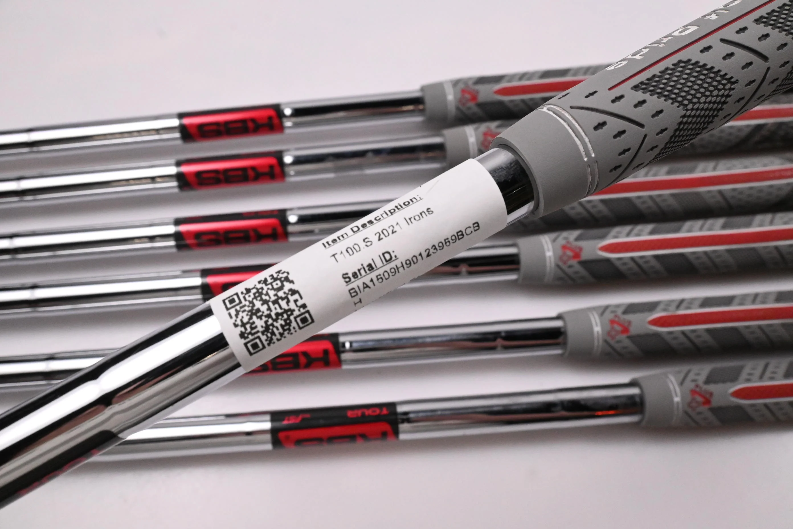 Titleist T100.S 2021 Irons / 5-PW+48° / Regular Flex KBS Tour Shafts - Image 6