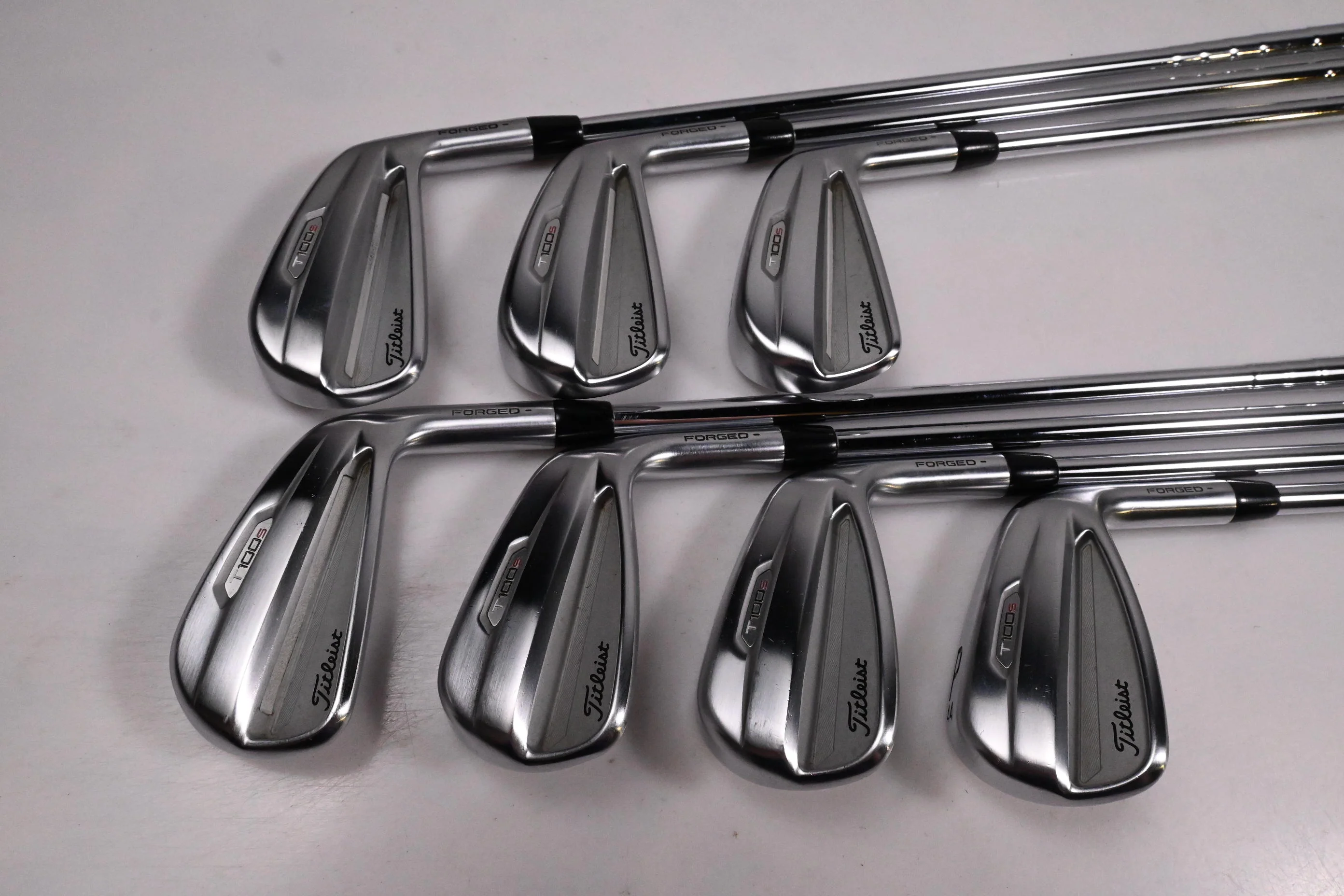 Titleist T100.S 2021 Irons / 4-PW / Stiff Flex AMT Red S300 Shafts - Image 2