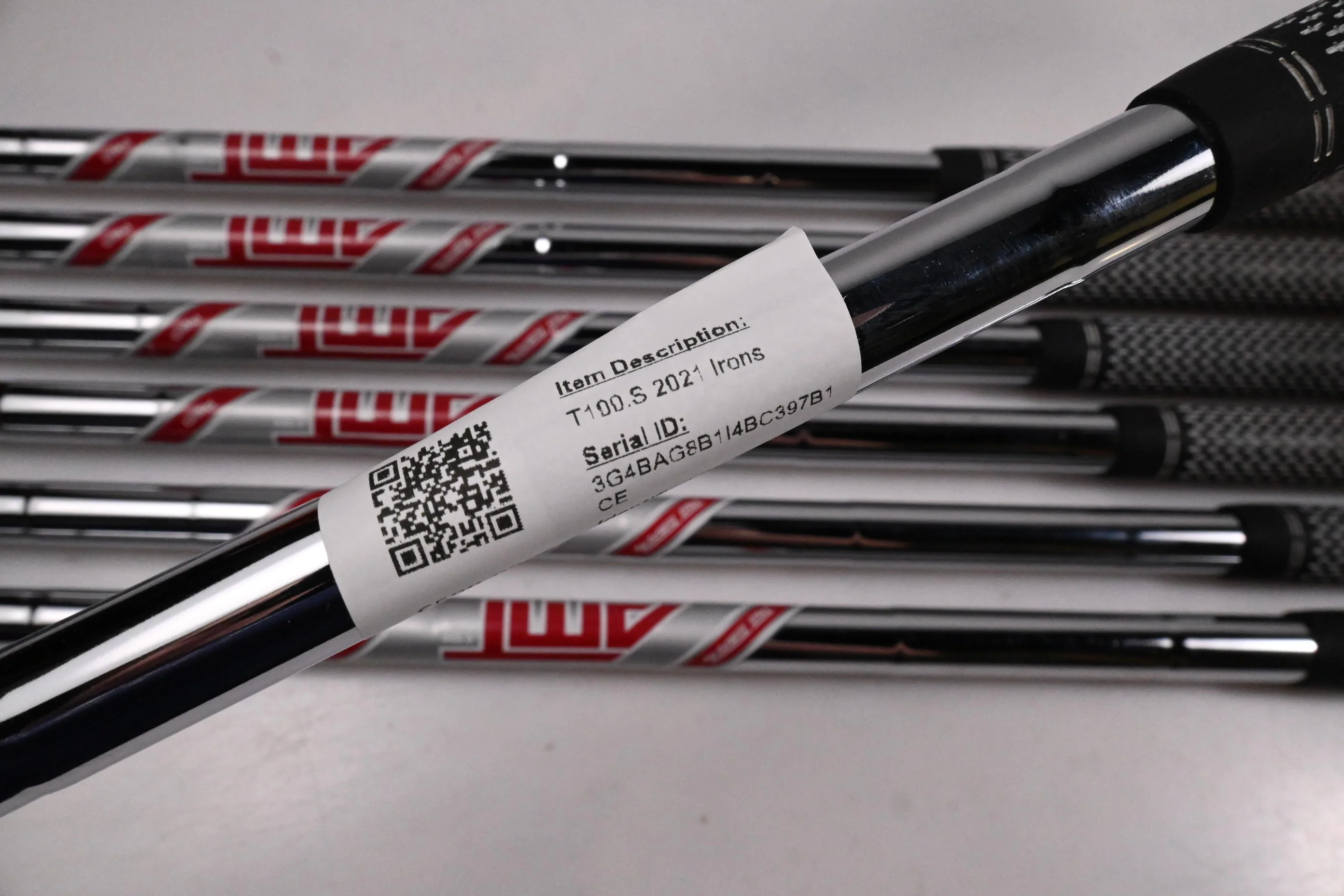 Titleist T100.S 2021 Irons / 4-PW / Stiff Flex AMT Red S300 Shafts - Image 6