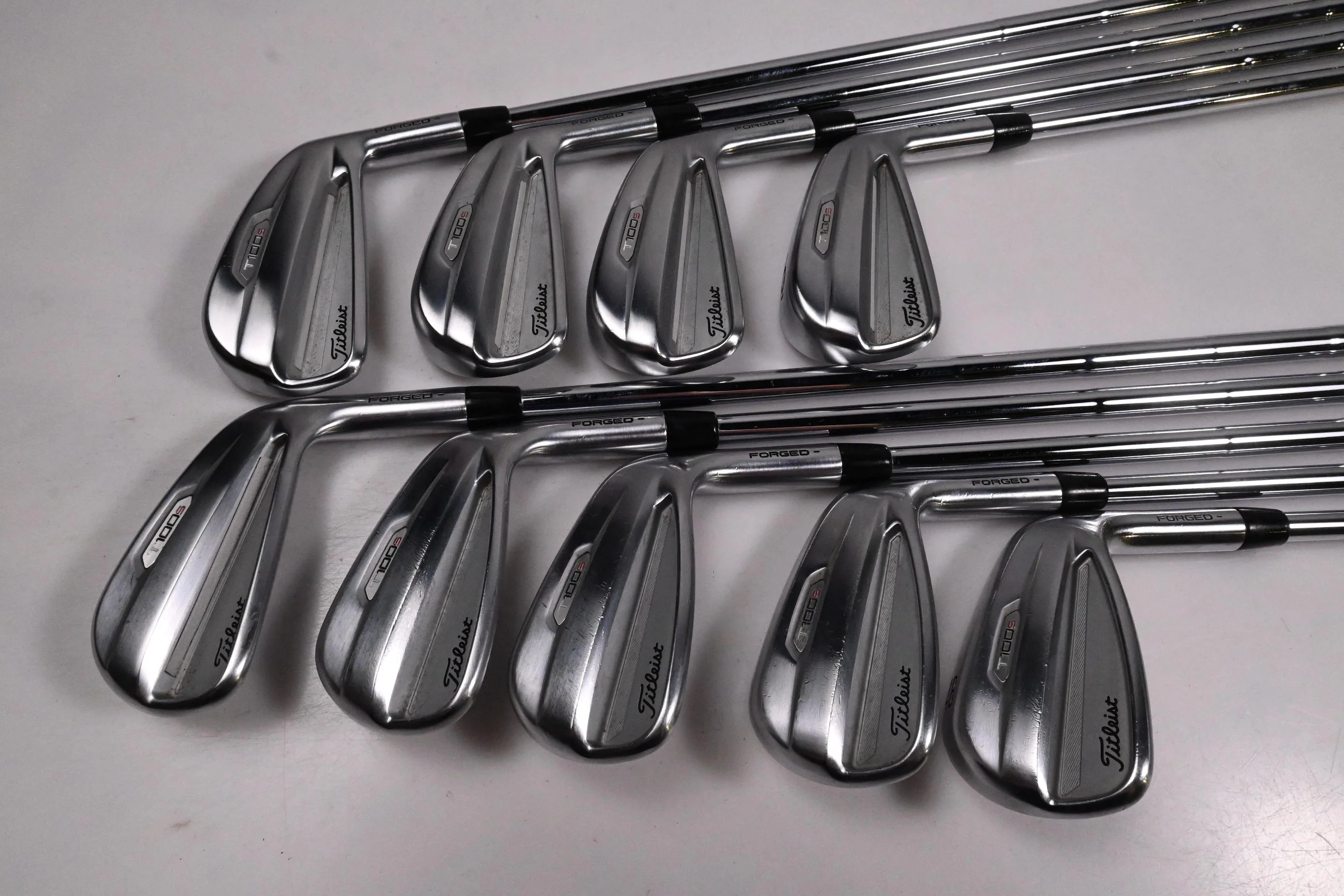 Titleist T100.S 2021 Irons / 3-PW+48° / X-Flex Dynamic Gold X100 Shafts - Image 2