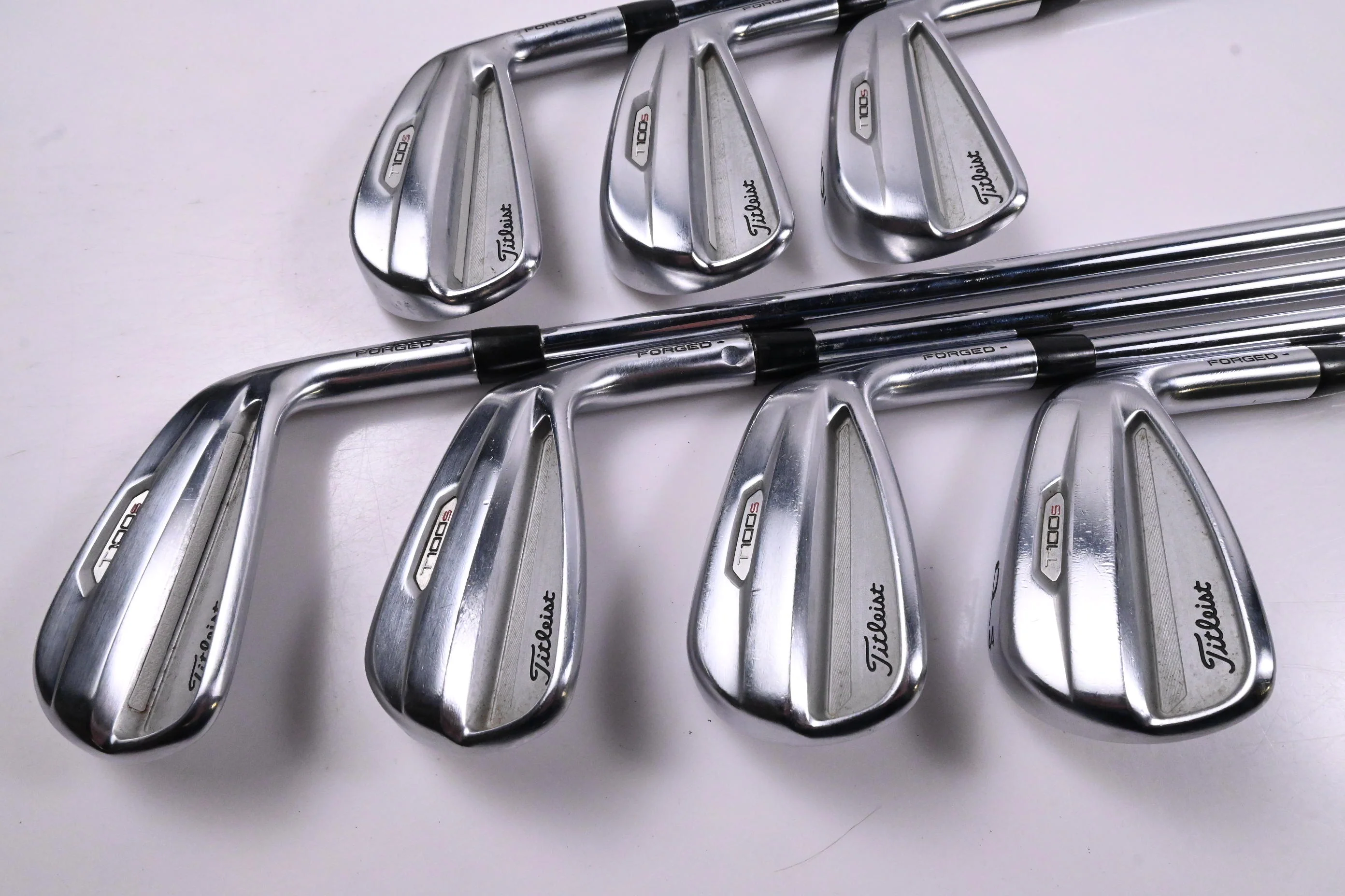 Titleist T100.S 2021 Irons / 4-PW / Stiff Flex Project X Precision Marvel Shafts - Image 2