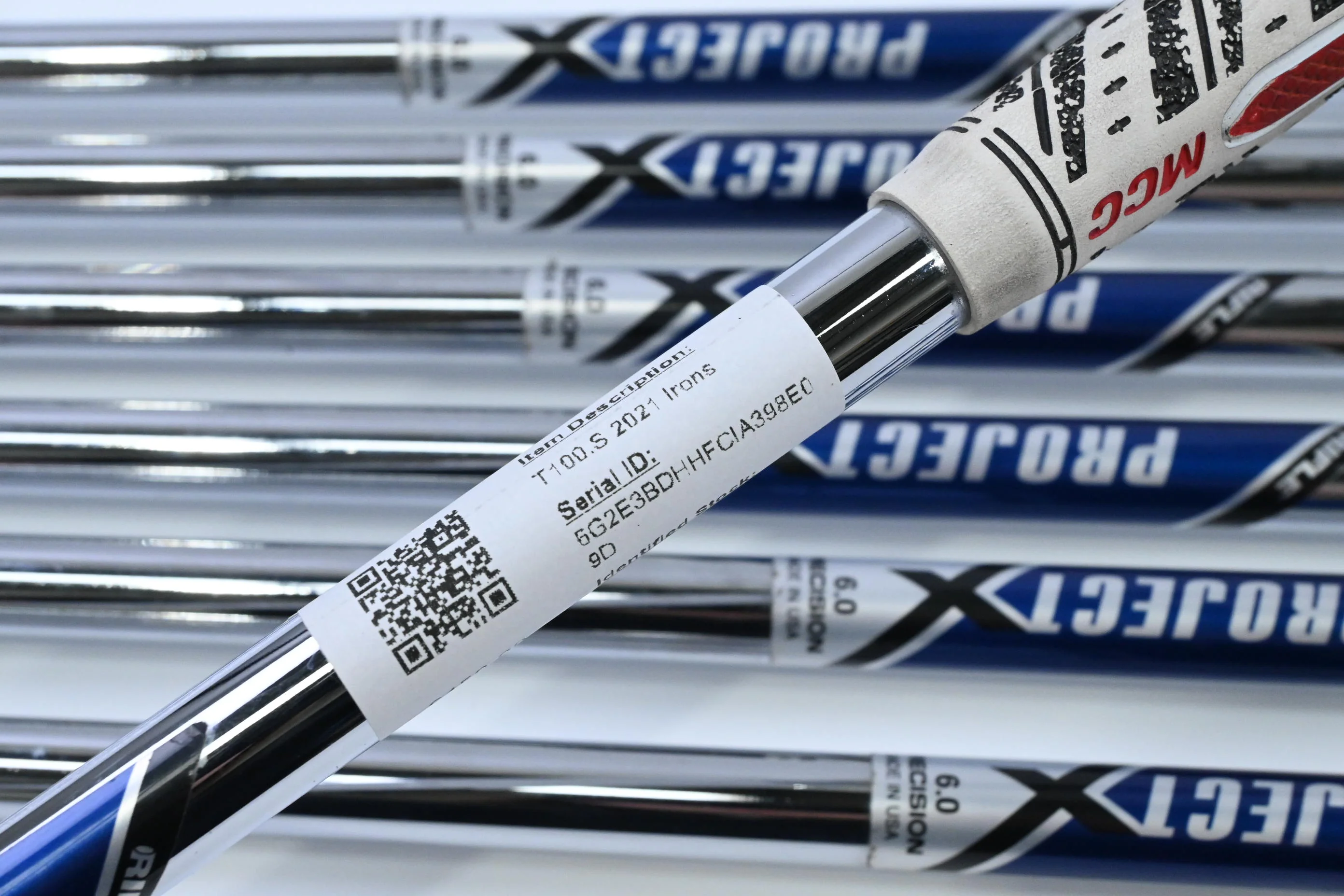 Titleist T100.S 2021 Irons / 4-PW / Stiff Flex Project X Rifle Shafts - Image 6