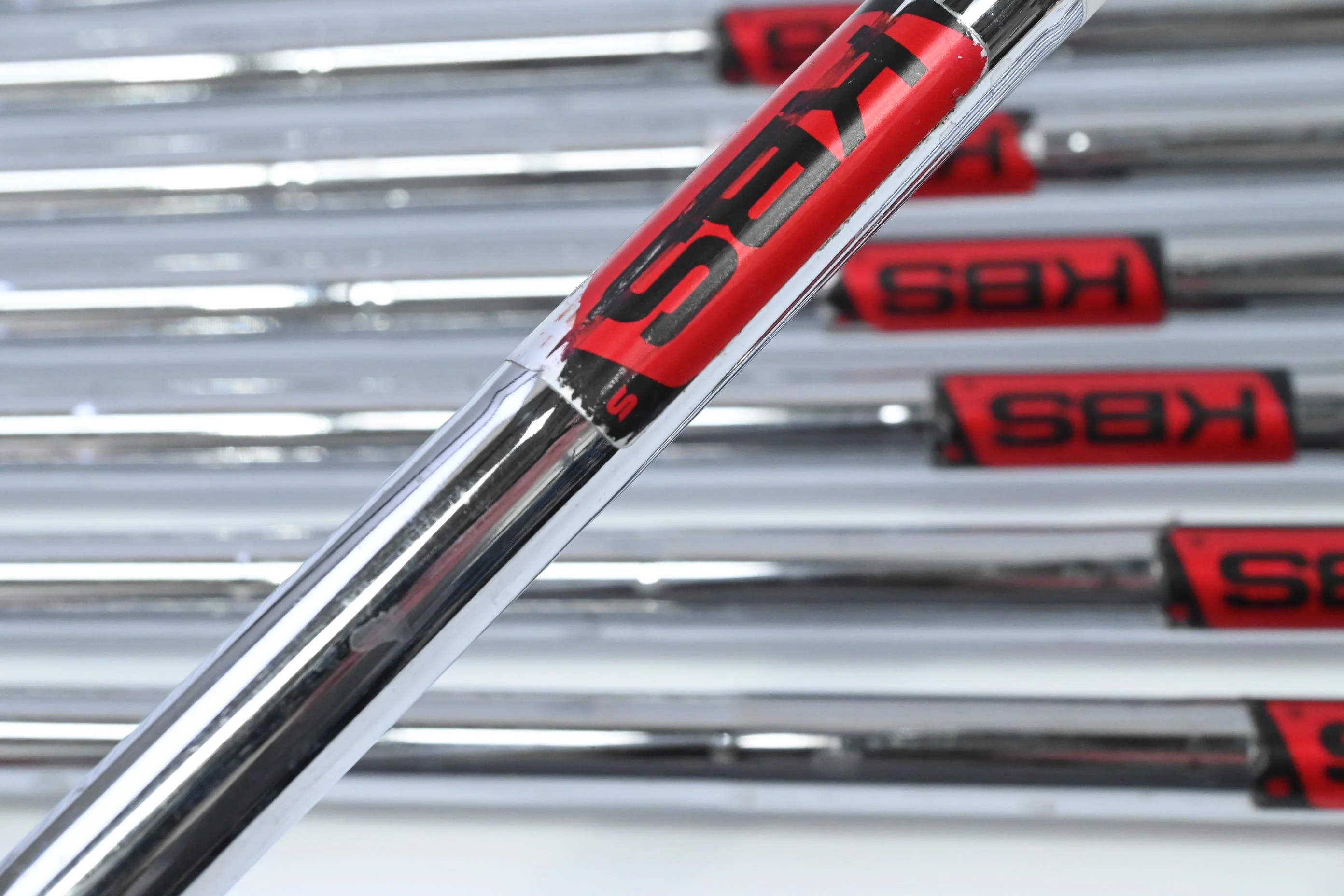 Titleist T100.S 2021 Irons / 4-PW+48° / Stiff Flex KBS Tour Shafts - Image 5