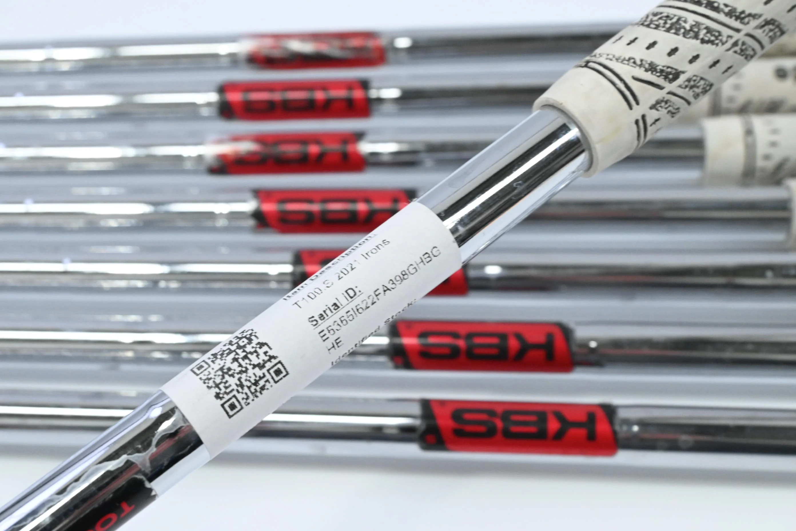 Titleist T100.S 2021 Irons / 4-PW+48° / Stiff Flex KBS Tour Shafts - Image 6