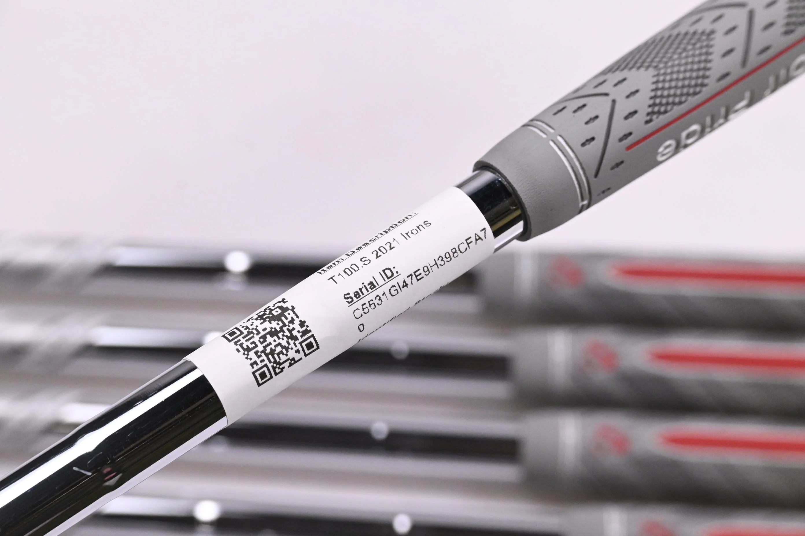Titleist T100.S 2021 Irons / 6-PW+48° / Regular Flex AMT Tour White R300 Shafts - Image 6