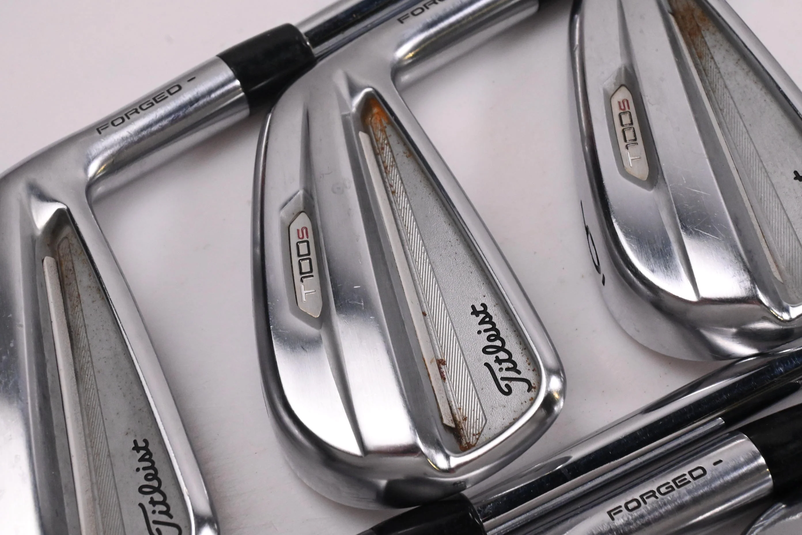 Titleist T100.S 2021 Irons / 4-PW / Stiff Flex AMT Tour White S300 Shafts