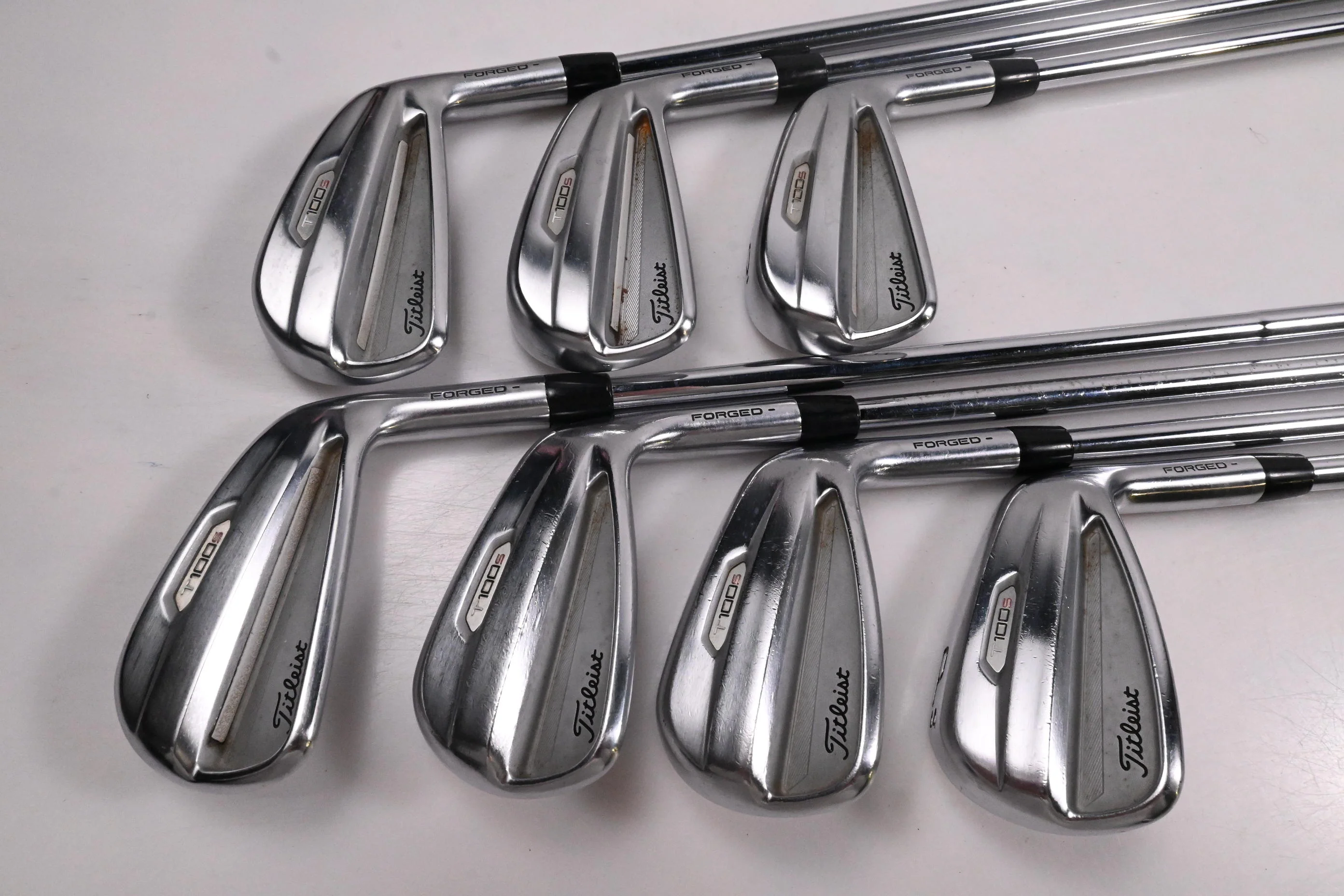 Titleist T100.S 2021 Irons / 4-PW / Stiff Flex AMT Tour White S300 Shafts - Image 2