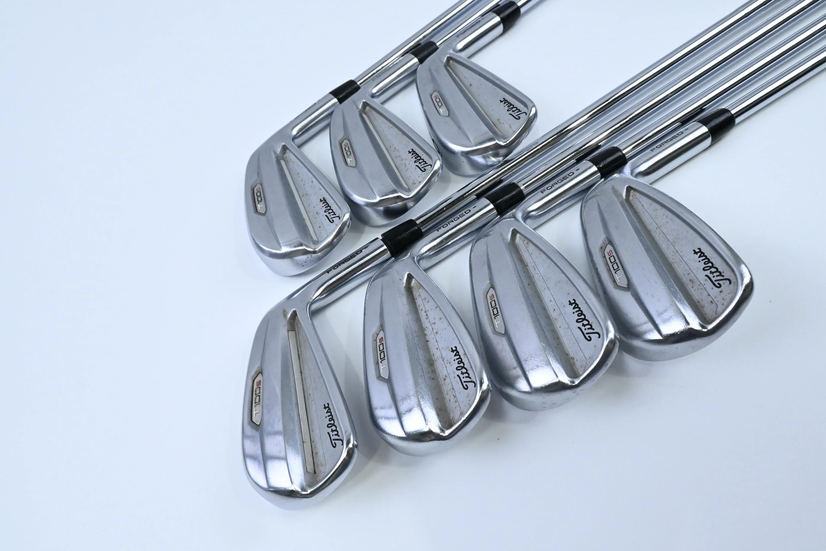 Titleist T100.S 2021 Irons / 4-PW / Stiff Flex AMT Black S300 Shafts - Image 2