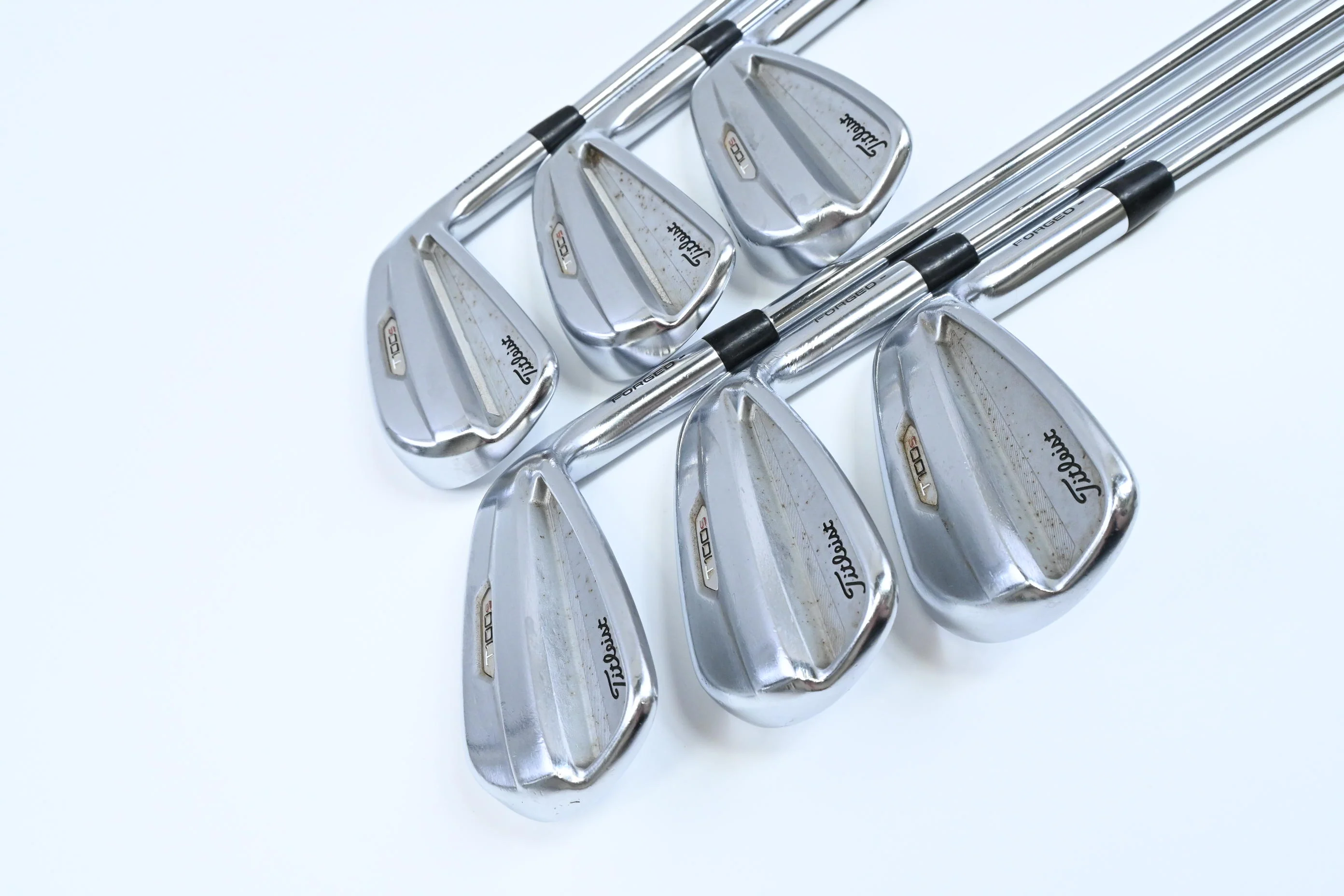 Titleist T100.S 2021 Irons / 6-PW+48° / Stiff Flex AMT Black S300 Shafts - Image 2