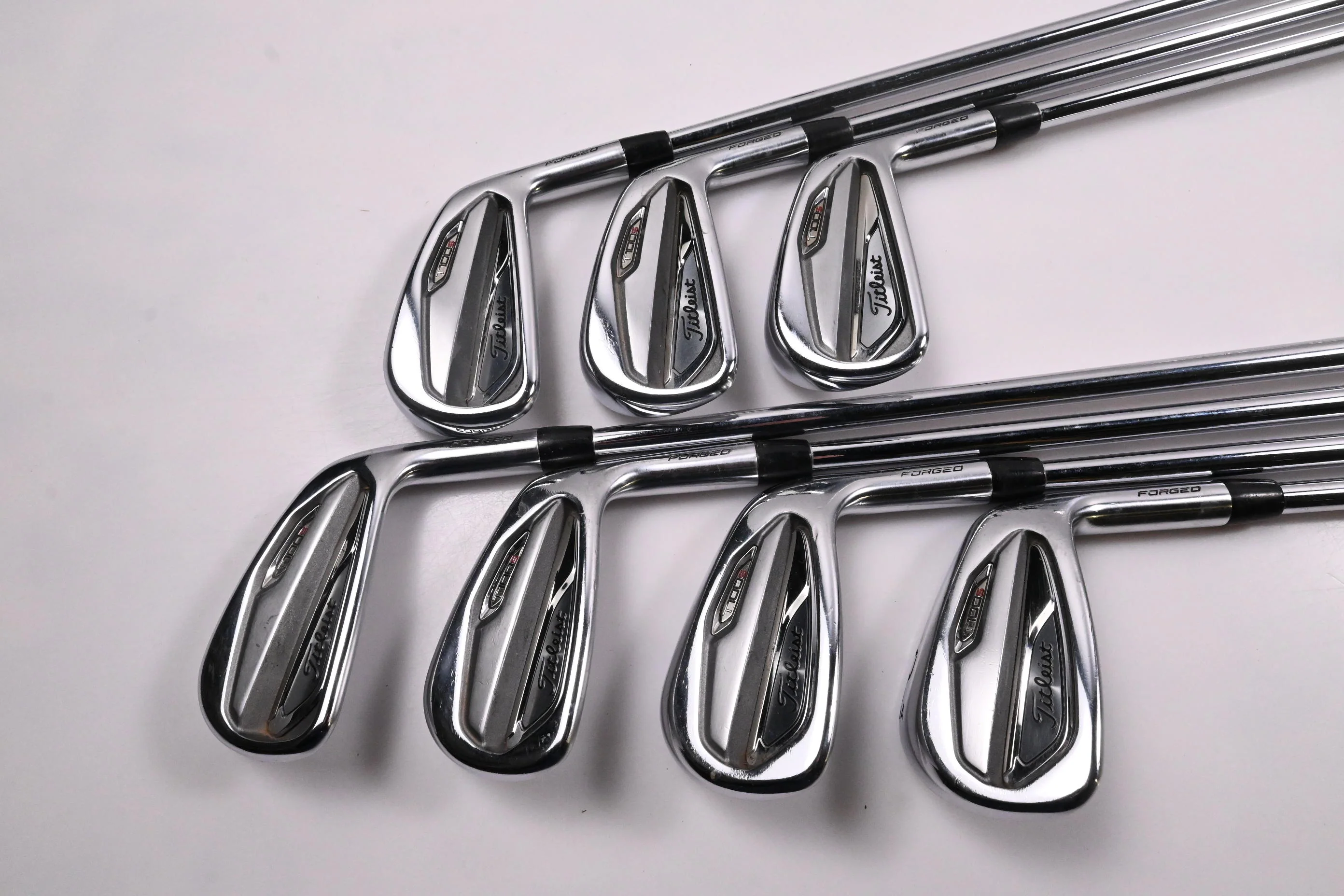 Titleist T100.S 2021 Irons / 4-PW / Stiff Flex Project X LZ 120 Shafts - Image 2