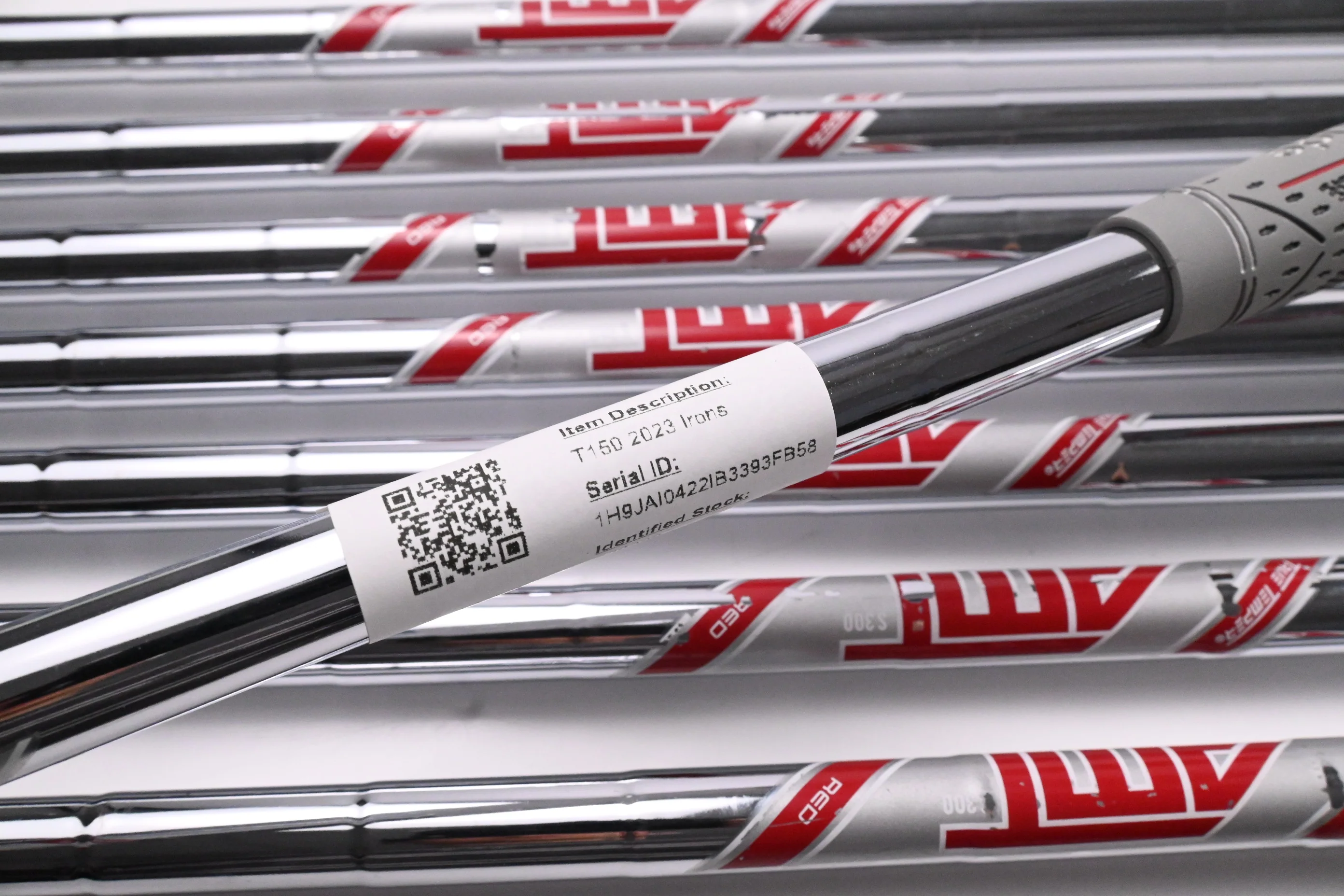 Titleist T200/T150 Combo 2023 Irons / 4-PW+48° / Stiff Flex AMT Red S300 Shafts - Image 6