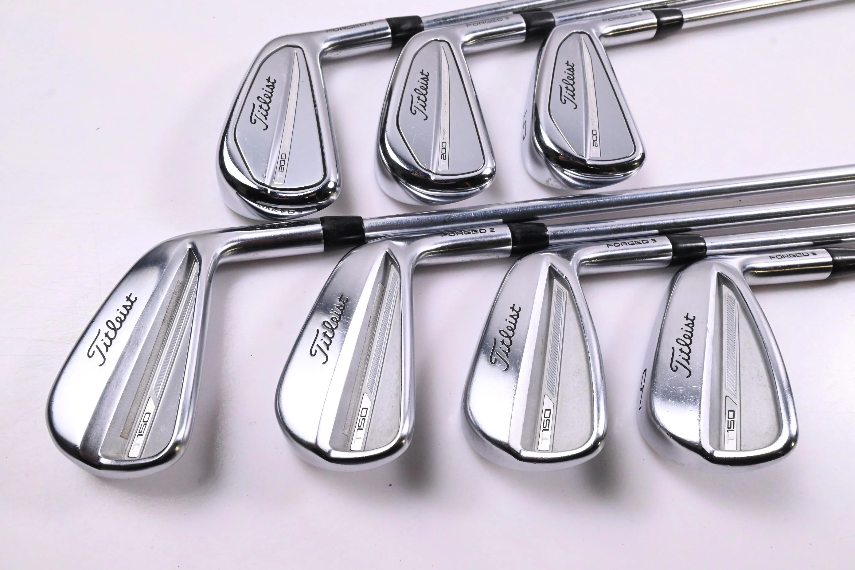 Titleist T200/T150 2023 Irons / 3-9i / Regular Flex Project X IO 105 Shafts - Image 2