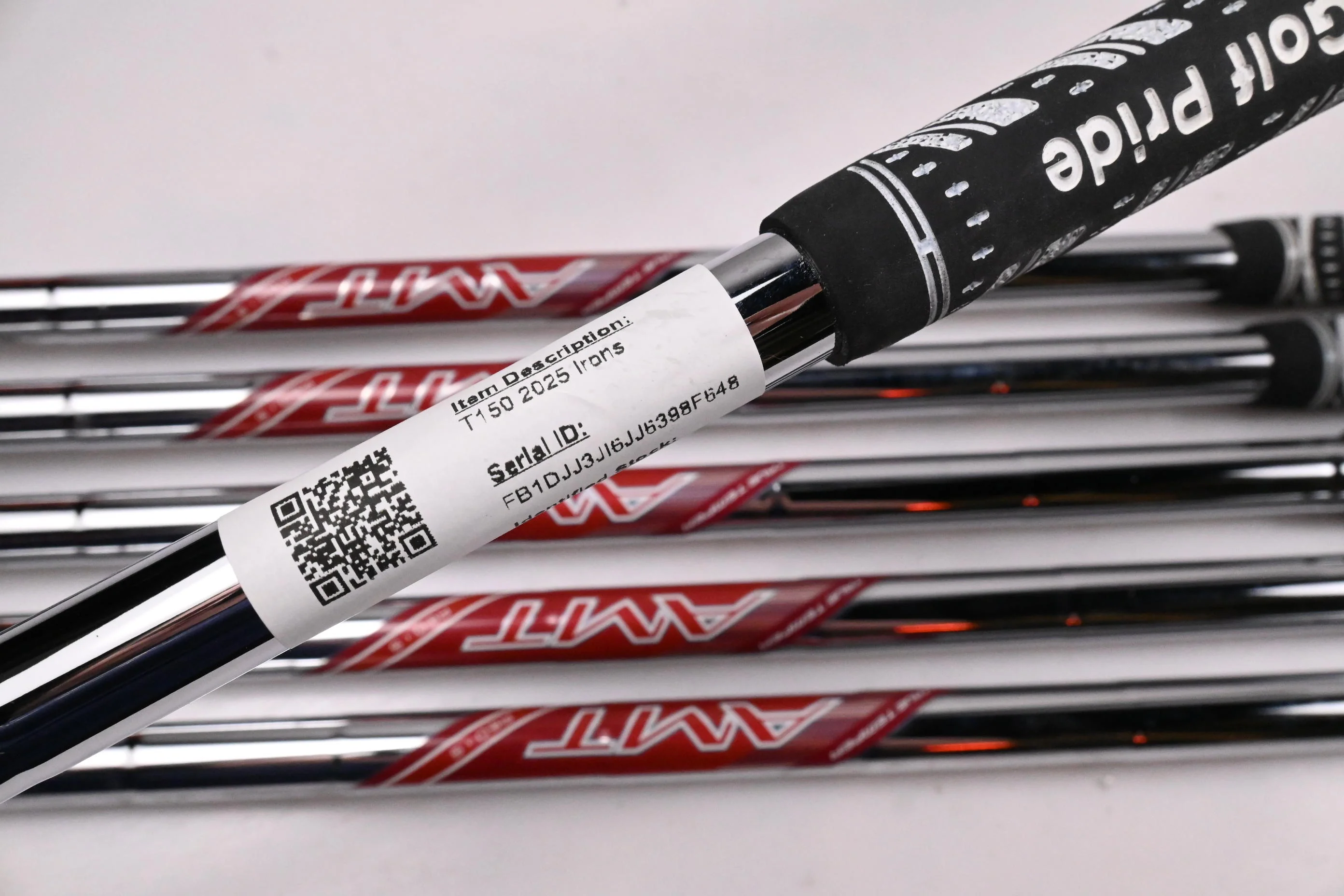 Titleist T250/T150 2025 Irons / 5-PW / Stiff Flex AMT Red Shafts - Image 6