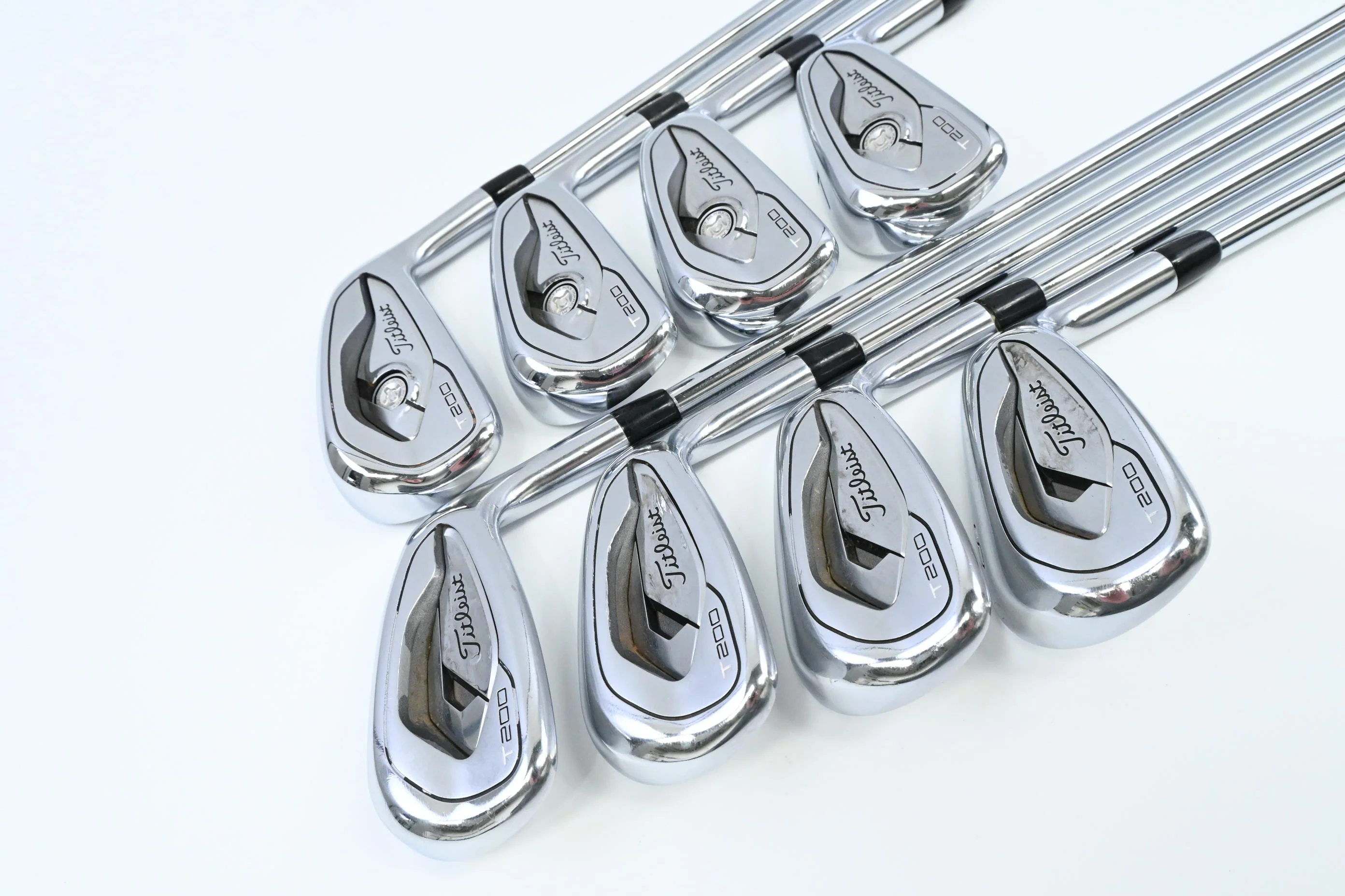 Titleist T200 2019 Irons / 4-PW+48° / Regular Flex AMT Black R300 Shafts - Image 2