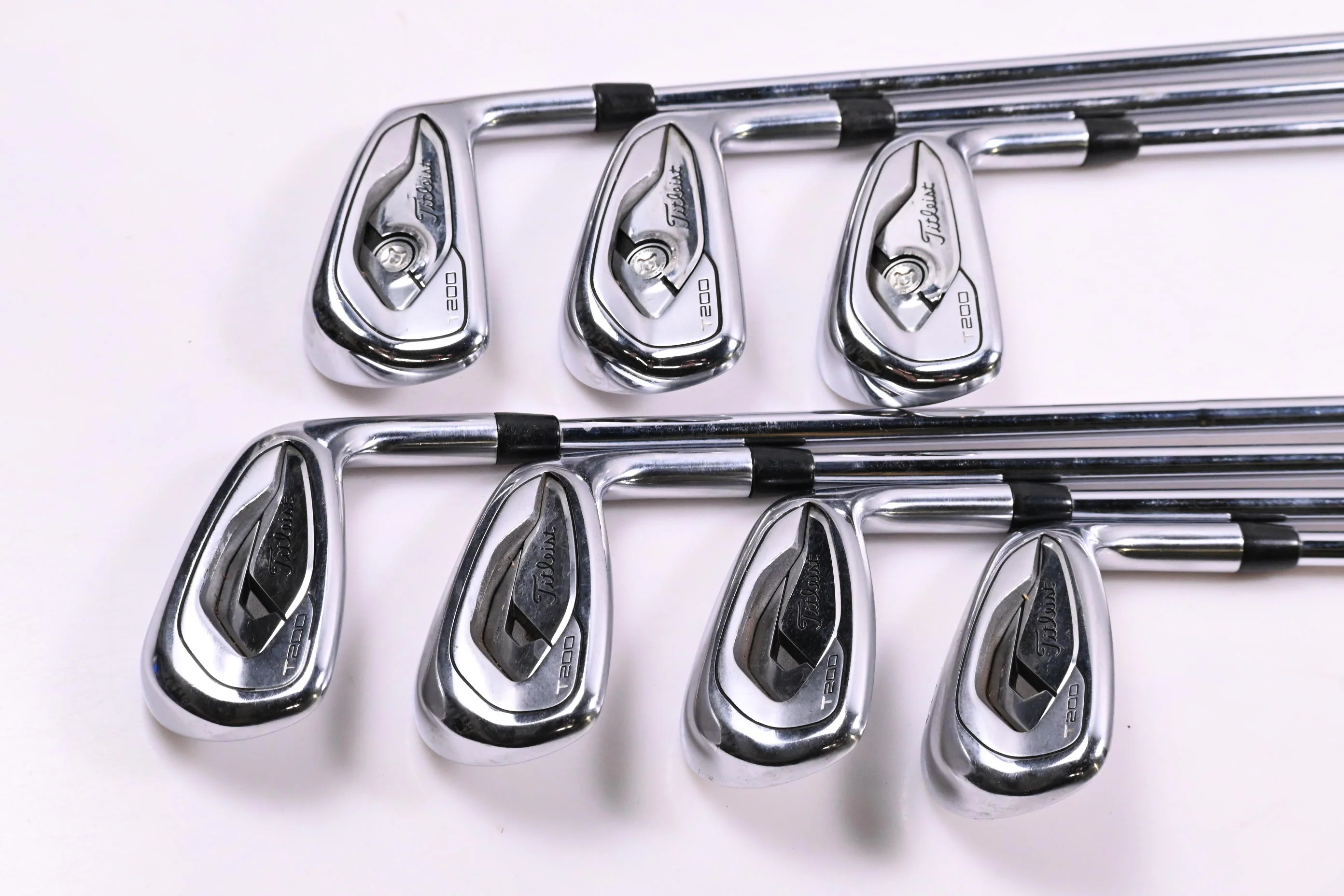 Titleist T200 2019 Irons / 5-PW+48° / Stiff Flex AMT Tour White S300 Shafts - Image 2