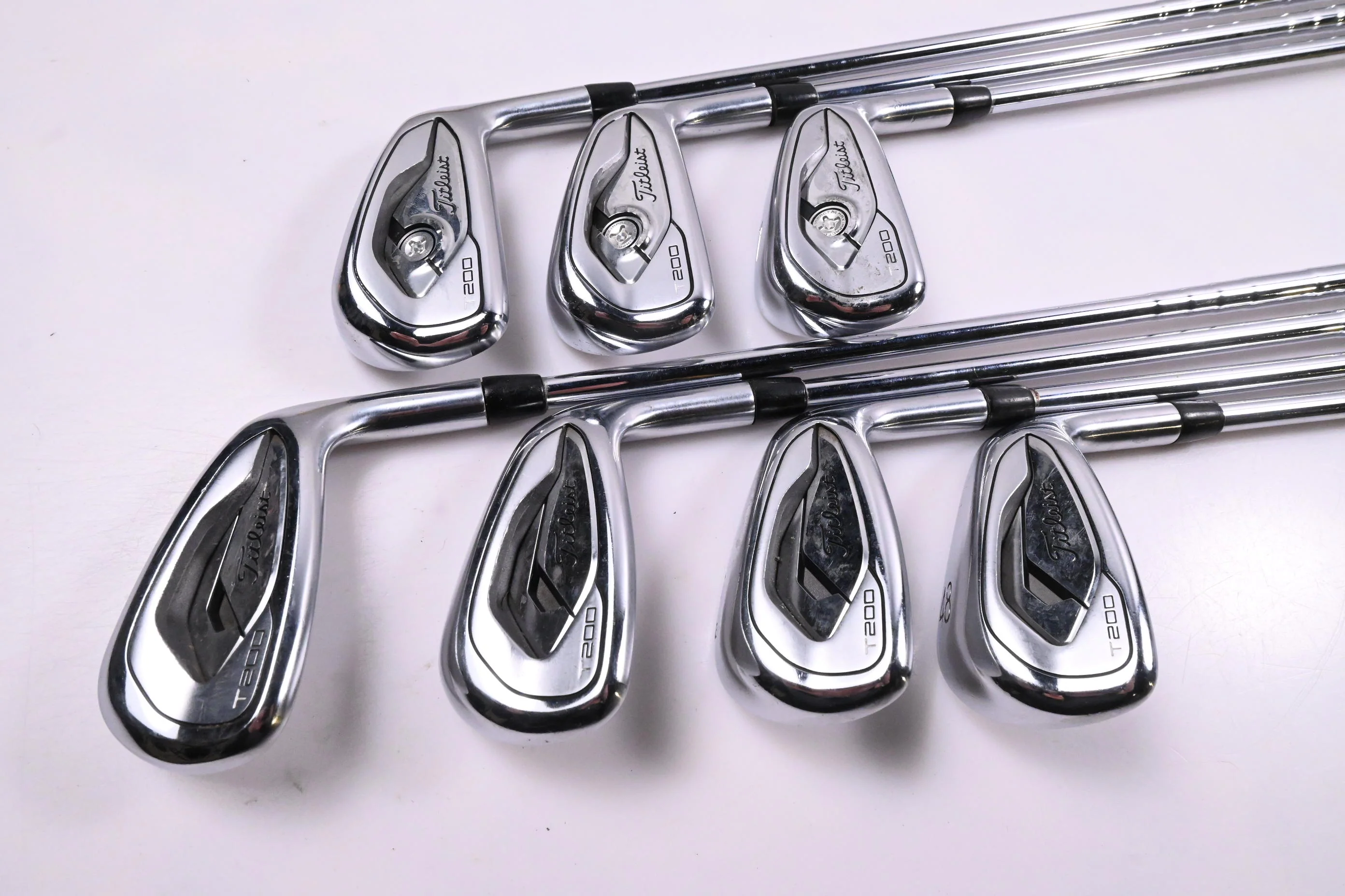 Titleist T200 2019 Irons / 5-PW+48° / Stiff Flex AMT Black S300 Shafts - Image 2
