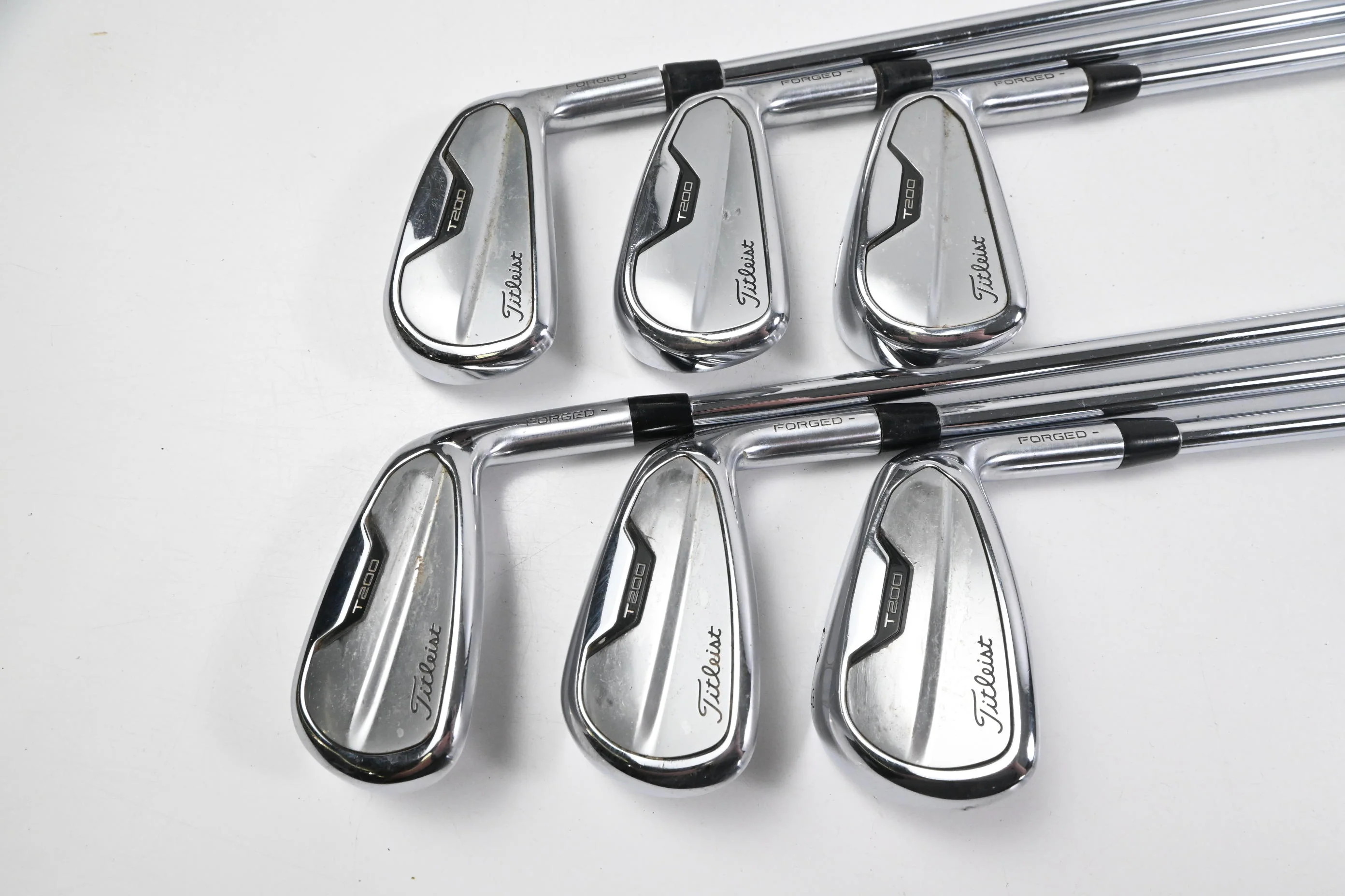 Titleist T200 2021 Irons / 5-PW / Stiff Flex AMT Black S300 Steel Shafts - Image 2