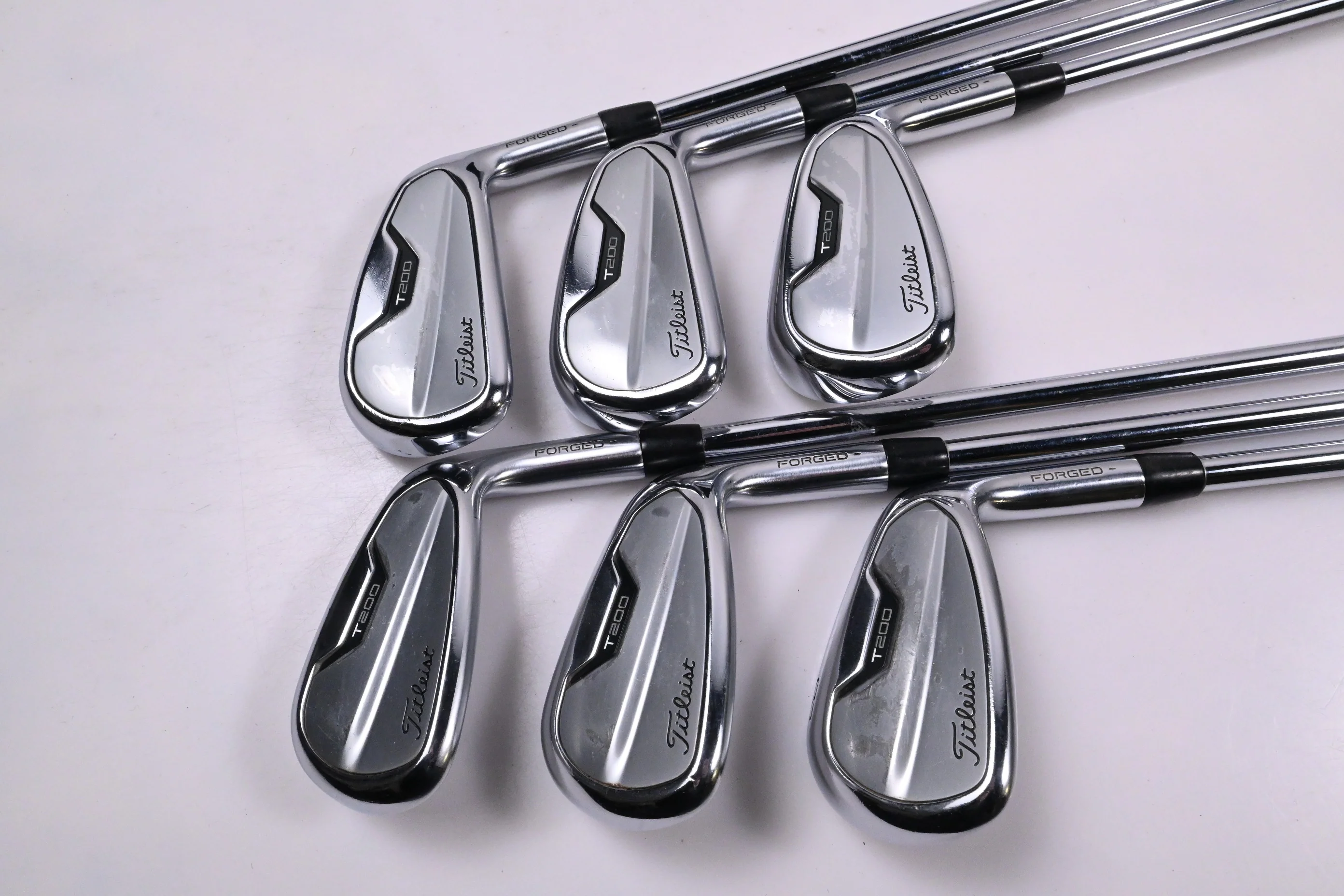 Titleist T200 2021 Irons / 6-PW+48° / Regular Flex AMT Red R300 Shafts - Image 2