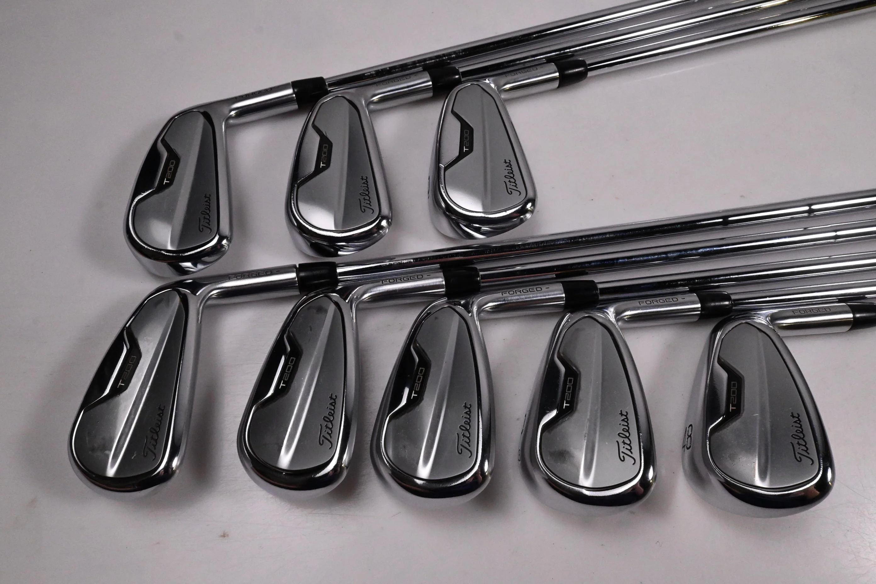 Titleist T200 2021 Irons / 4-PW+48° / Stiff Flex AMT Tour White S300 Shafts - Image 2
