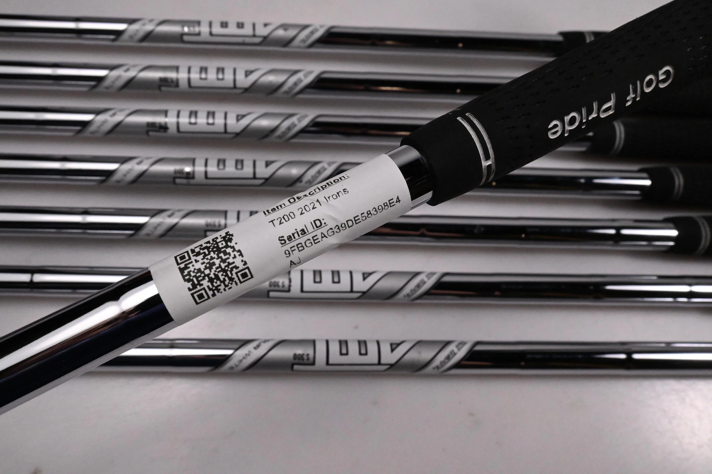 Titleist T200 2021 Irons / 4-PW+48° / Stiff Flex AMT Tour White S300 Shafts - Image 6