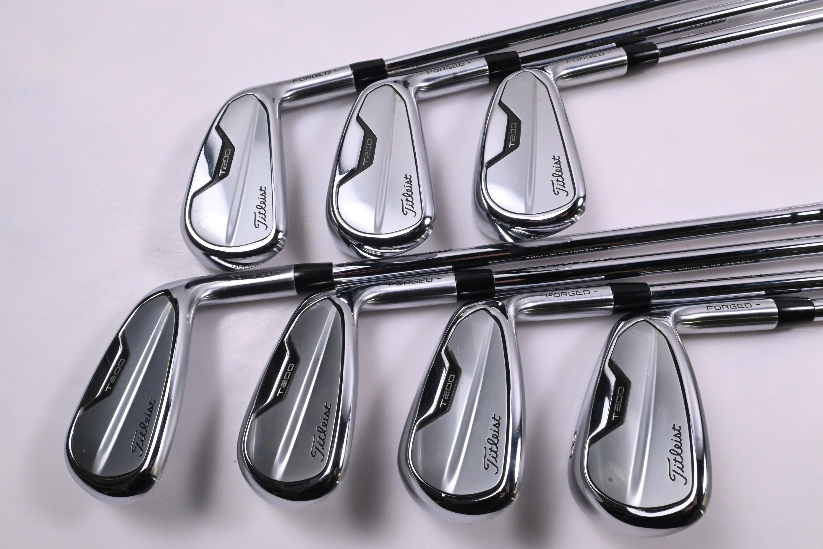 Titleist T200 2021 Irons / 5-PW+48° / Stiff Flex AMT Black S300 Shafts - Image 2