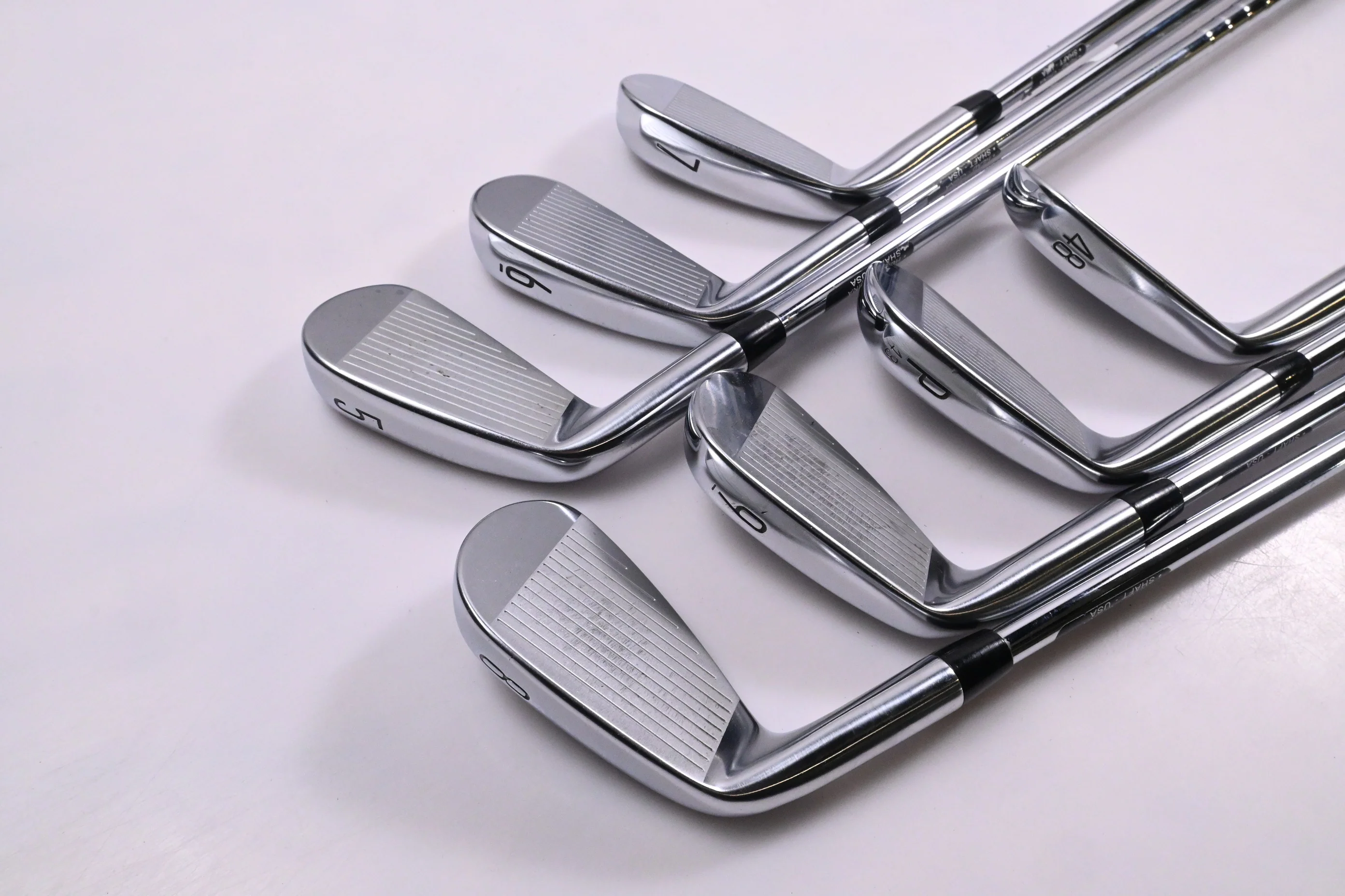 Titleist T200 2021 Irons / 5-PW+48° / Stiff Flex AMT Black S300 Shafts - Image 4