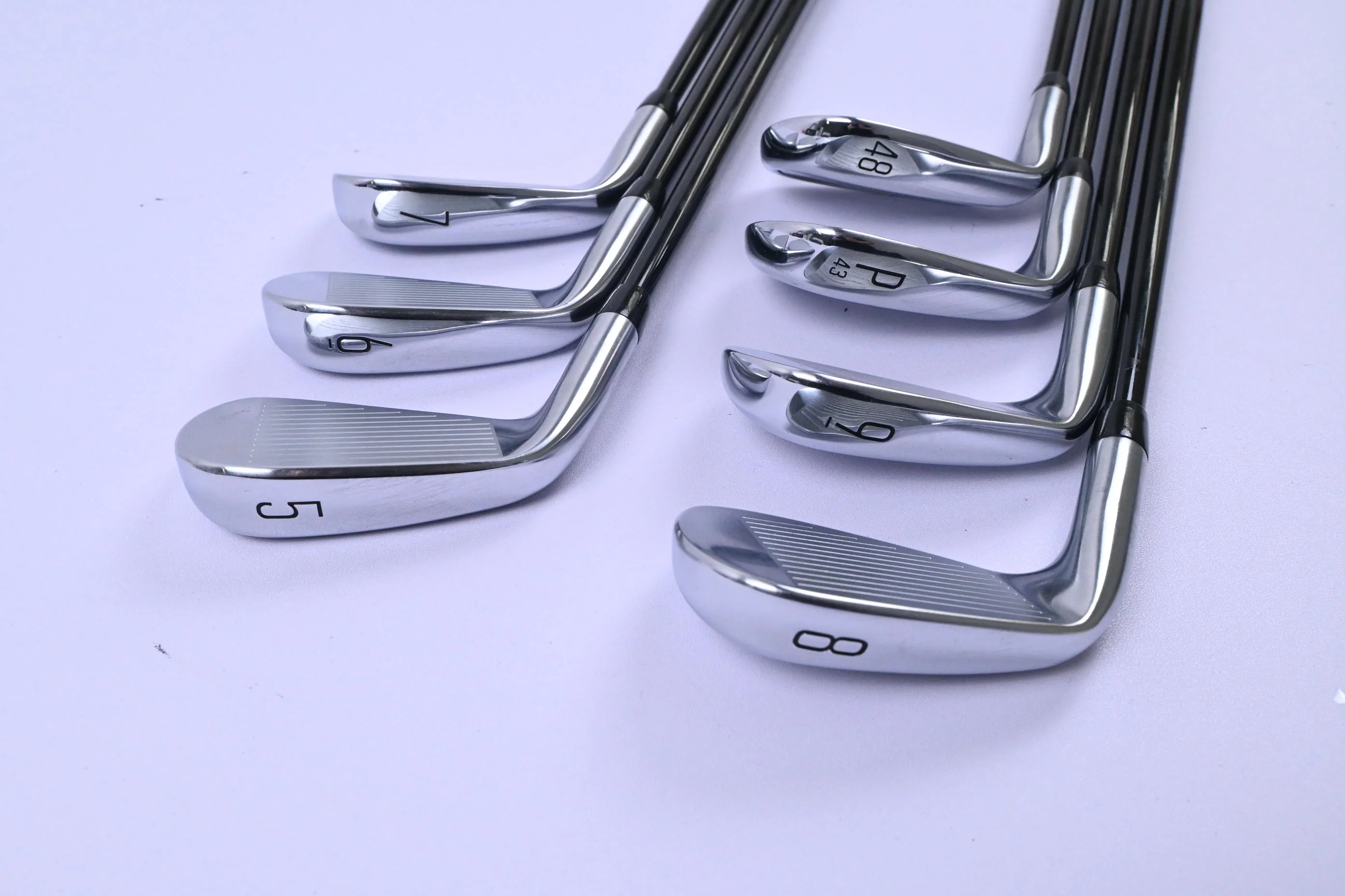 Titleist T200 2023 Irons / 5-PW+GW / Stiff Flex Tensei AV White AM(2) Shafts - Image 4
