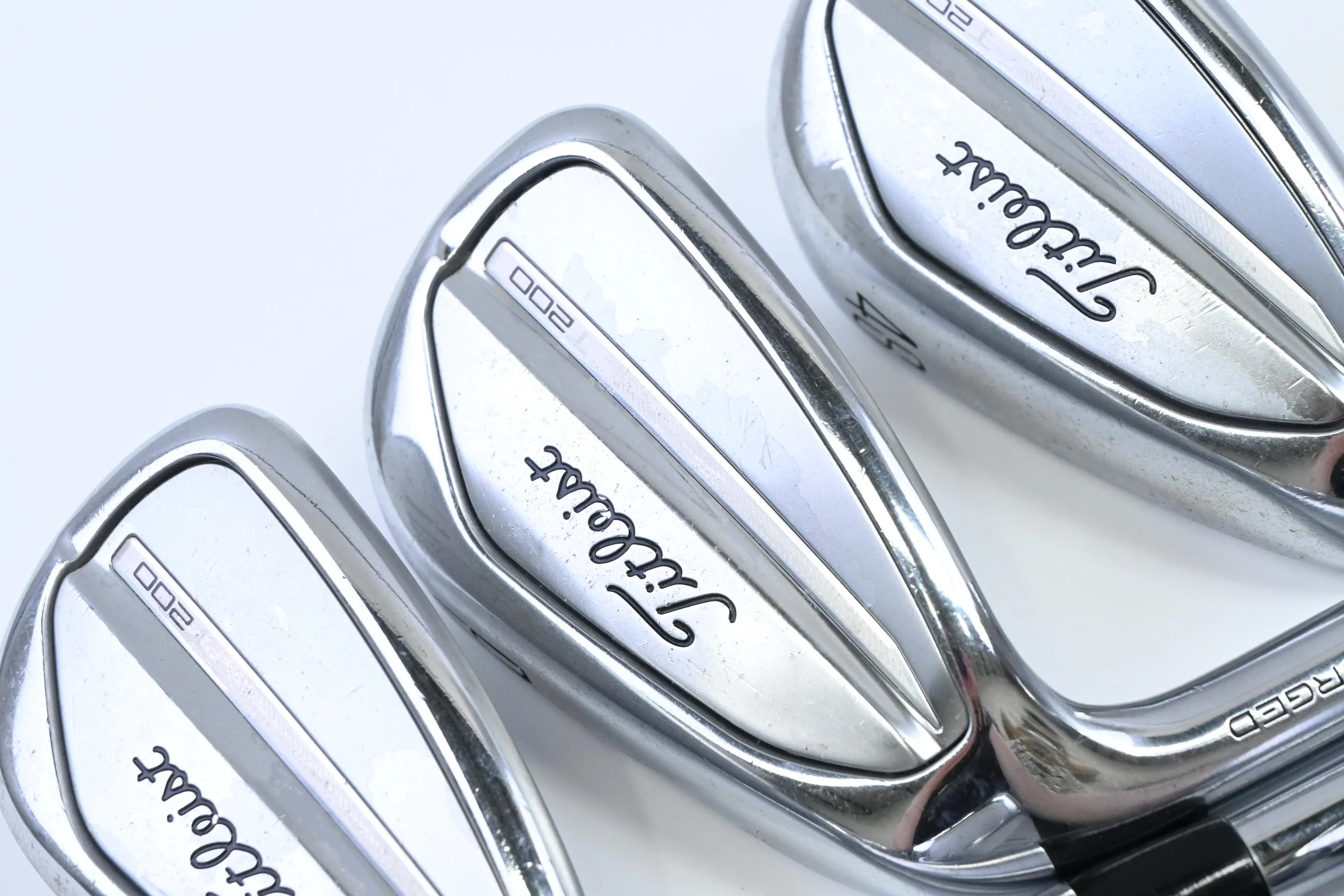 Left Hand Titleist T200 2023 Irons / 5-PW+48° / Regular Flex AMT Tour White R300
