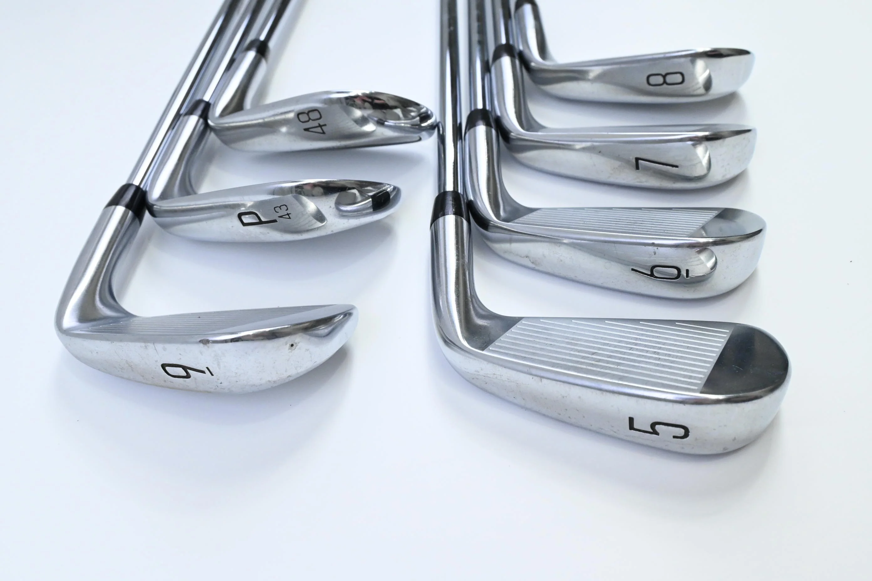 Left Hand Titleist T200 2023 Irons / 5-PW+48° / Regular Flex AMT Tour White R300 - Image 4