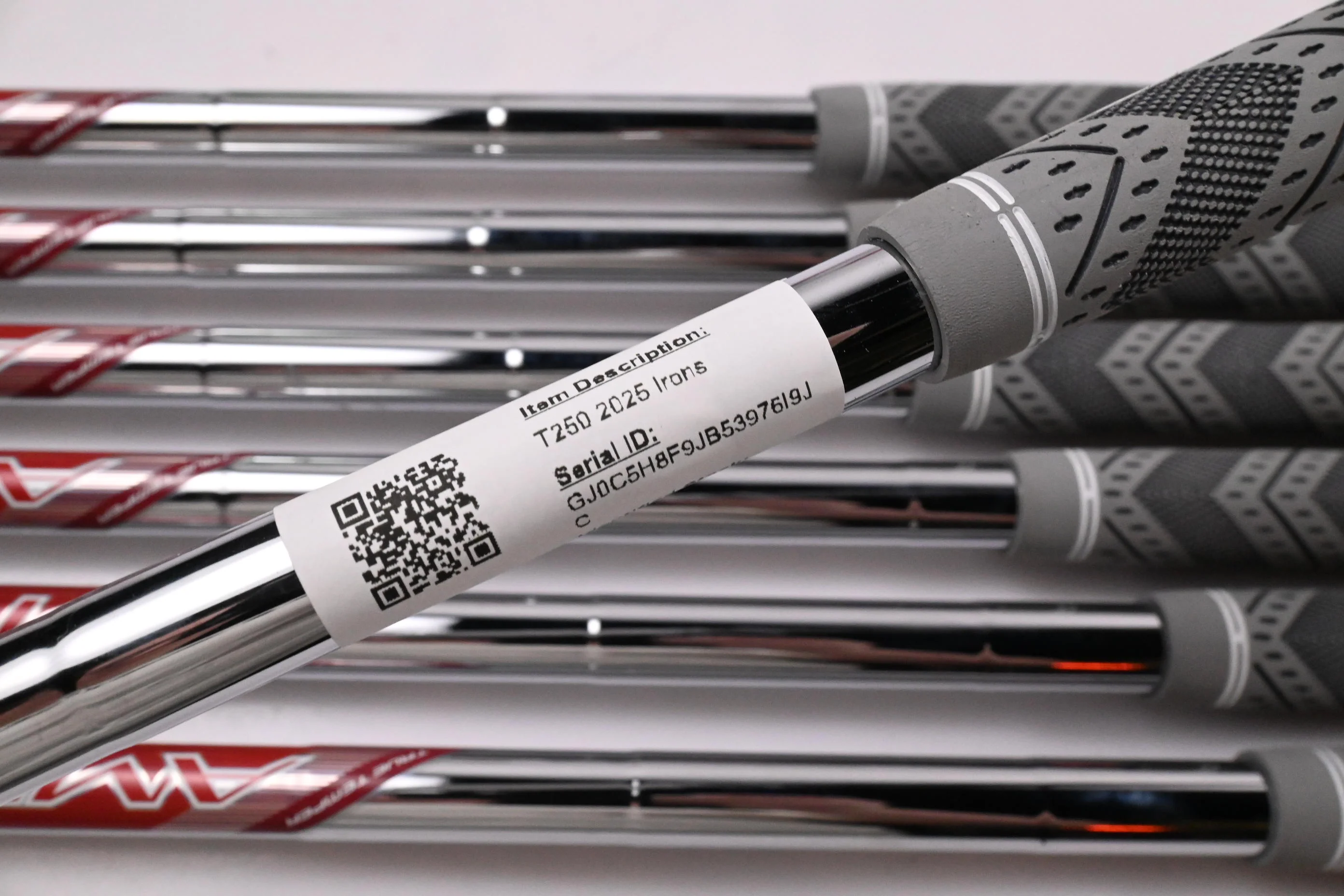 Titleist T250 2025 Irons / 4-PW / Stiff Flex True Temper AMT Red Shafts - Image 6