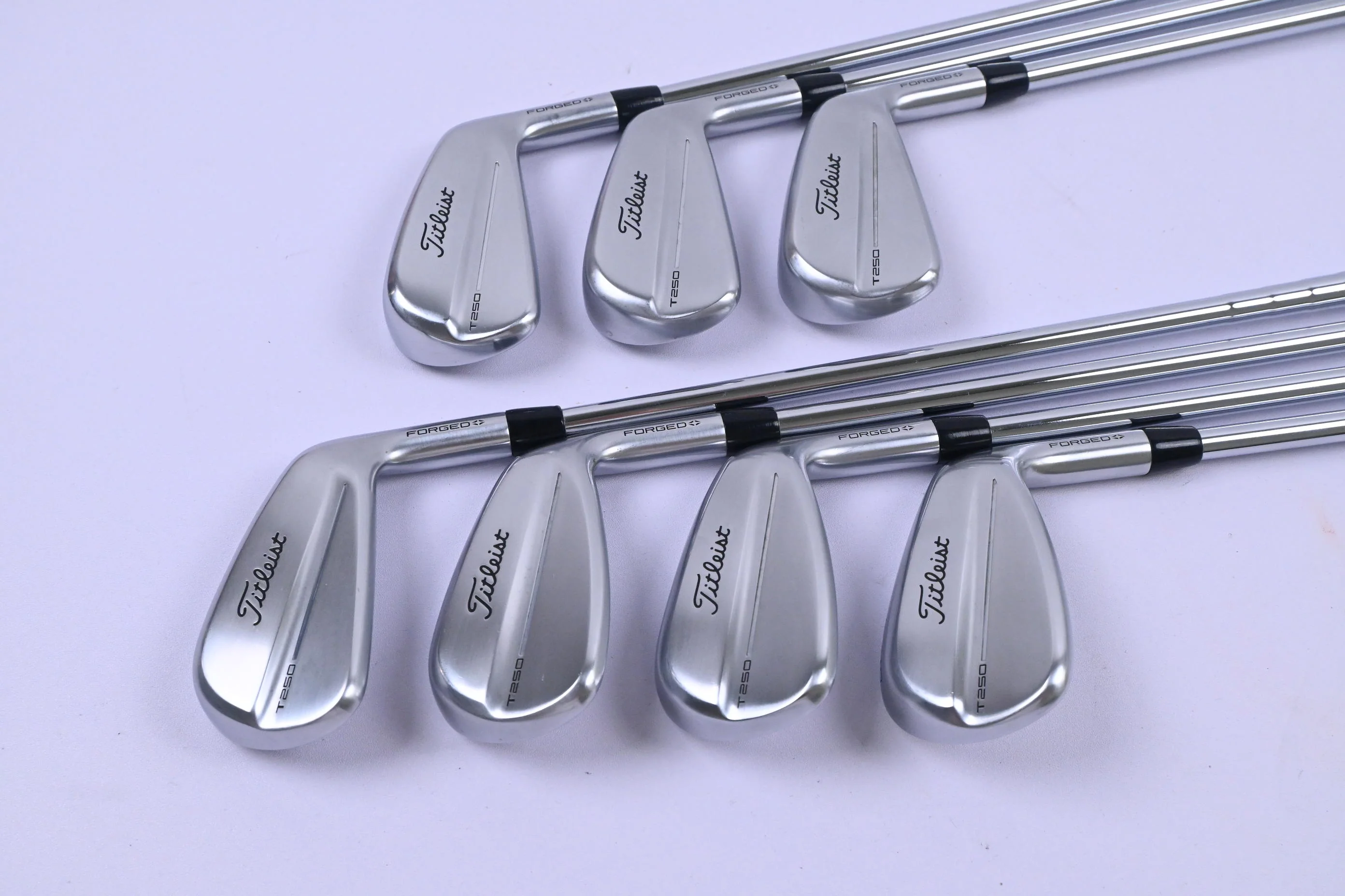 Titleist T250 2025 Irons / 4-PW / Stiff Flex True Temper AMT Black Shafts - Image 2