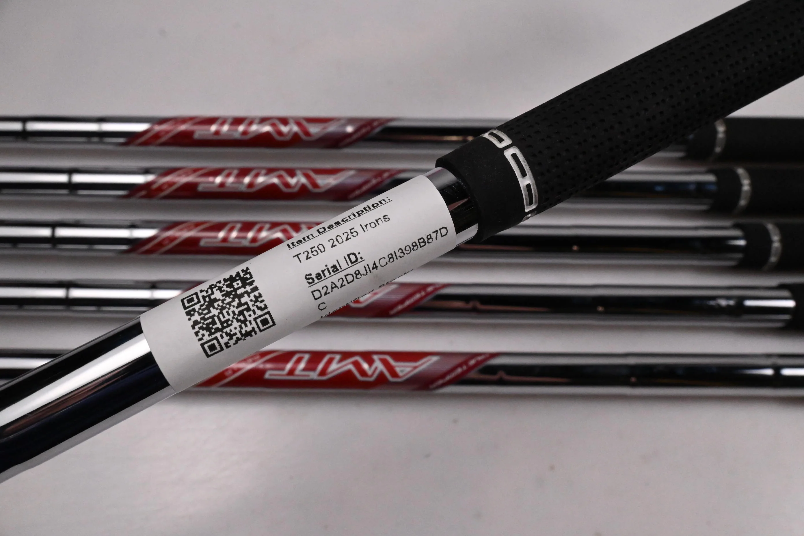 Titleist T250 2025 Irons / 6-PW+GW / Regular Flex AMT Red Shafts - Image 6