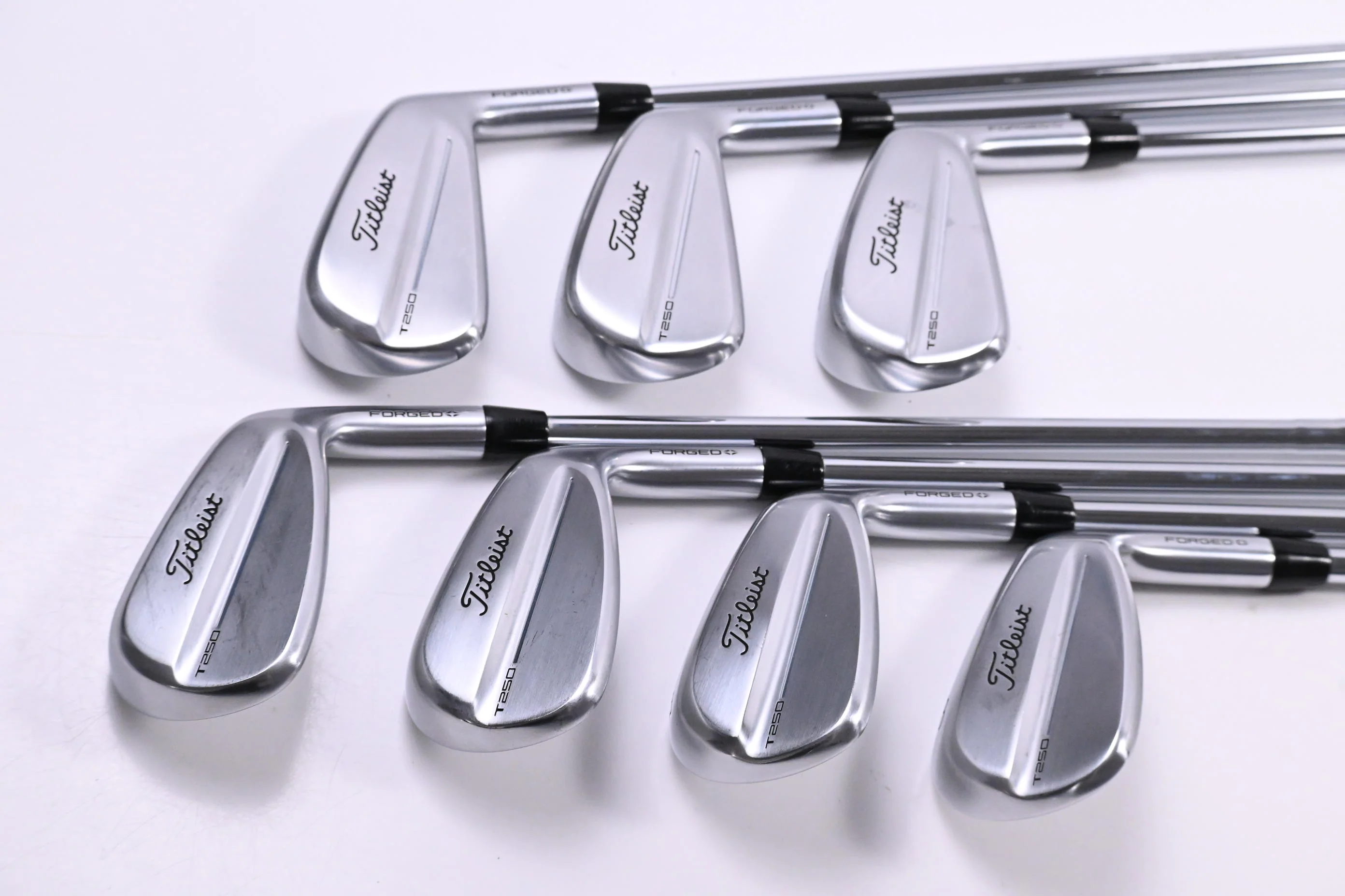 Titleist T250 2025 Irons / 5-PW+48° / Stiff Flex True Temper AMT Black Shafts - Image 2