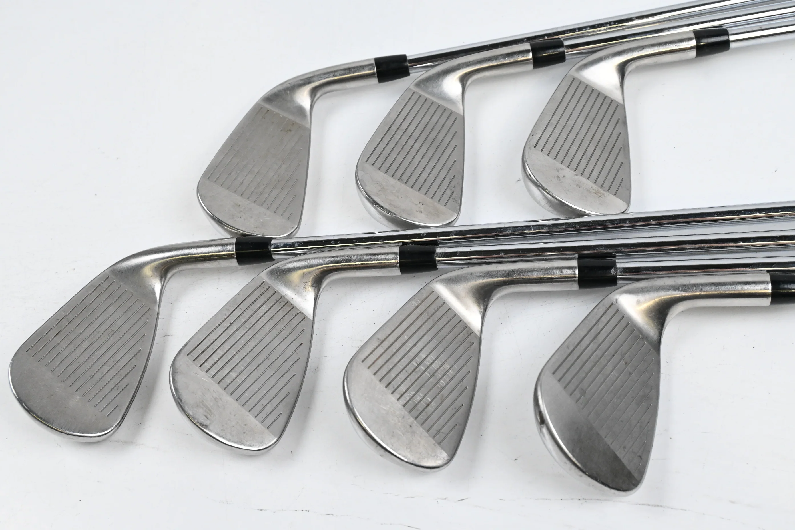 Left Hand Titleist T300 2019 Irons / 5-PW+GW / Regular Flex AMT Red R300 Shafts - Image 3