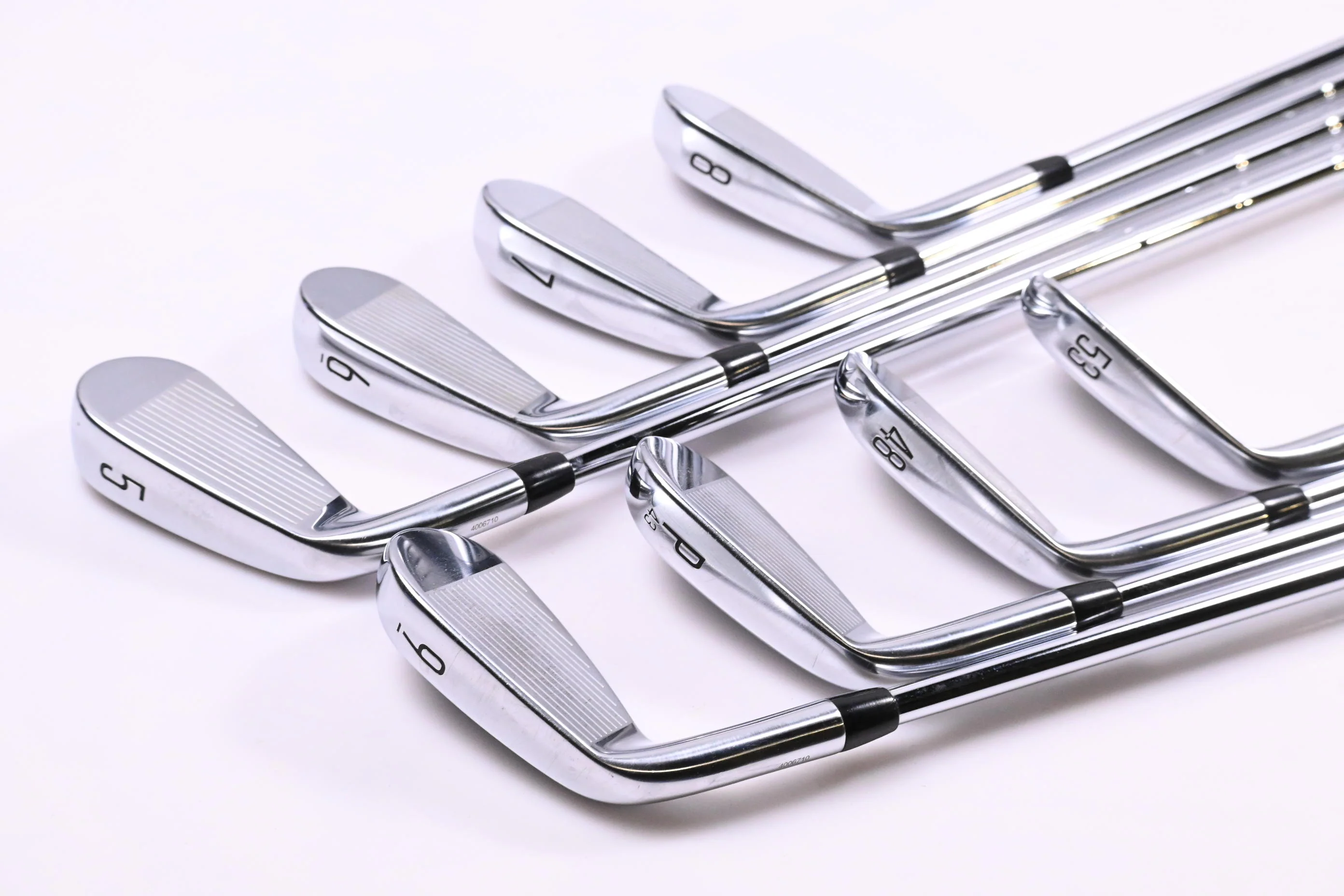 Titleist T300 2021 Irons / 5-PW+48°+53° / Stiff Flex AMT Tour White S300 Shafts - Image 4