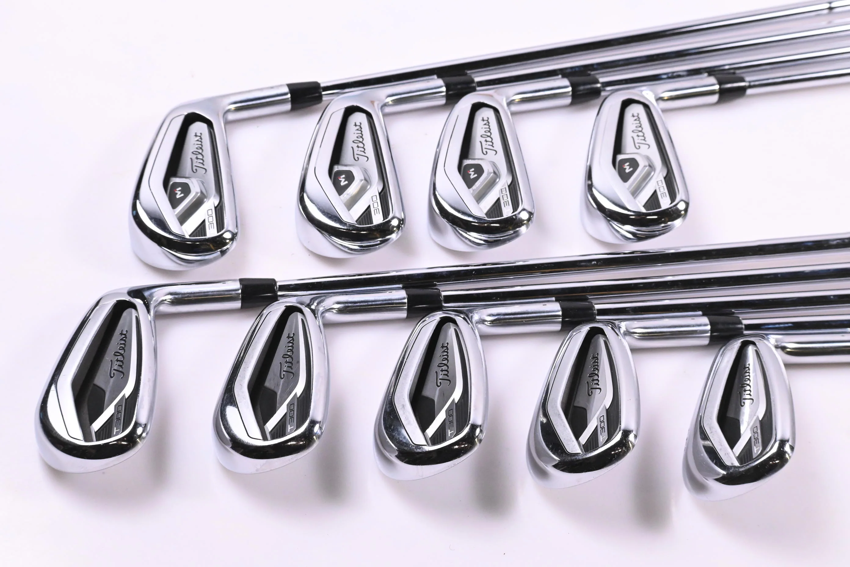 Titleist T300 2021 Irons / 4-PW+48°+53° / Regular Flex AMT Tour White R300 - Image 2