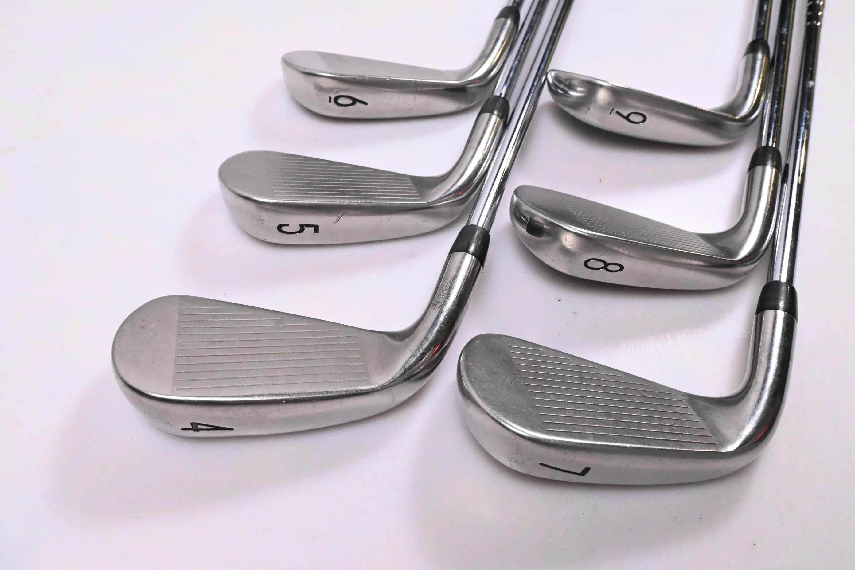 Titleist T300 2021 Irons / 4-9i / Stiff Flex AMT Black S300 Shafts - Image 4