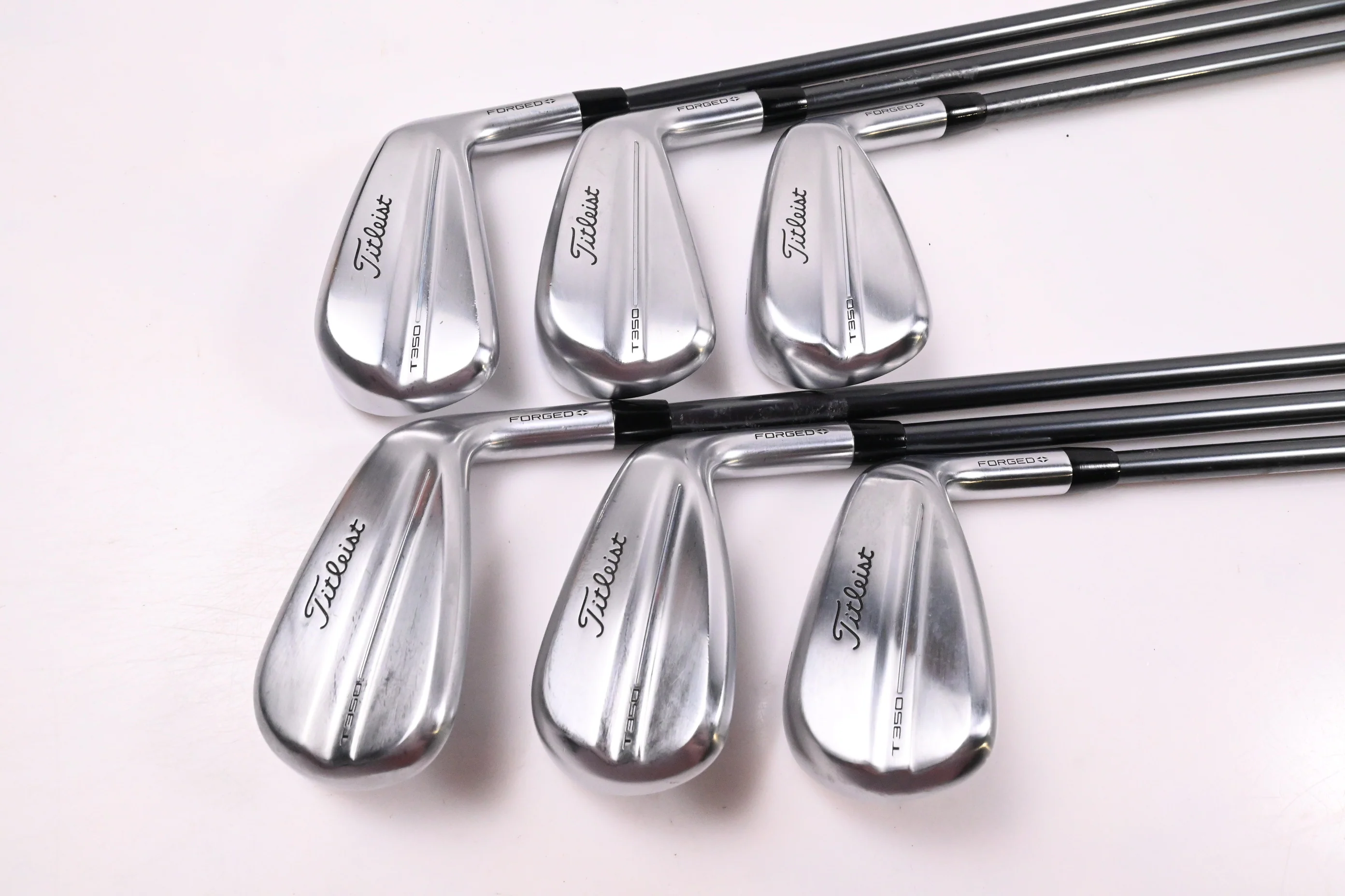 Titleist T350 2025 Irons / 6-PW+48° / Senior Flex MMT AMC Red 65 Shafts - Image 2
