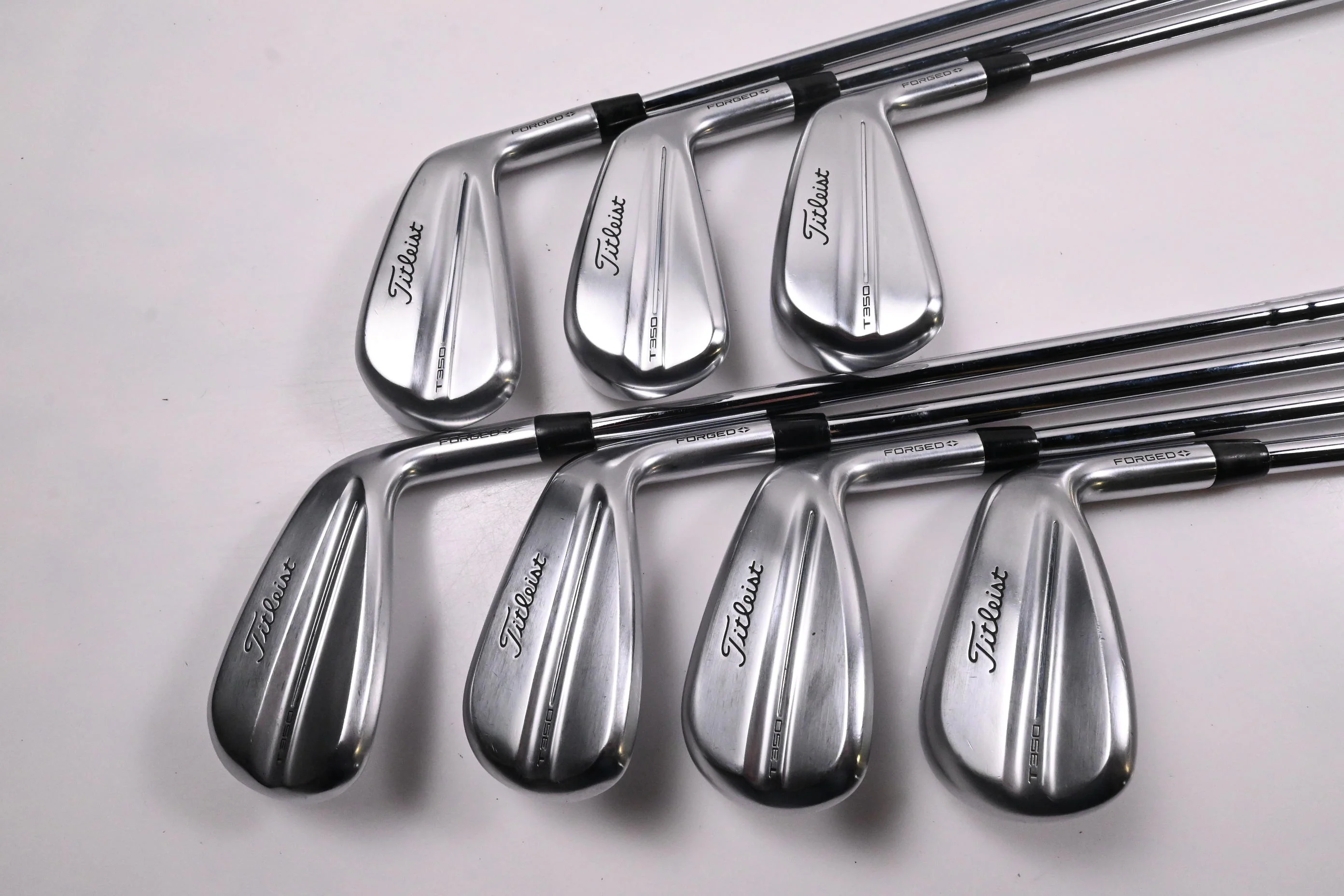 Titleist T350 2025 Irons / 5-PW+48° / Stiff Flex AMT Red Shafts - Image 2
