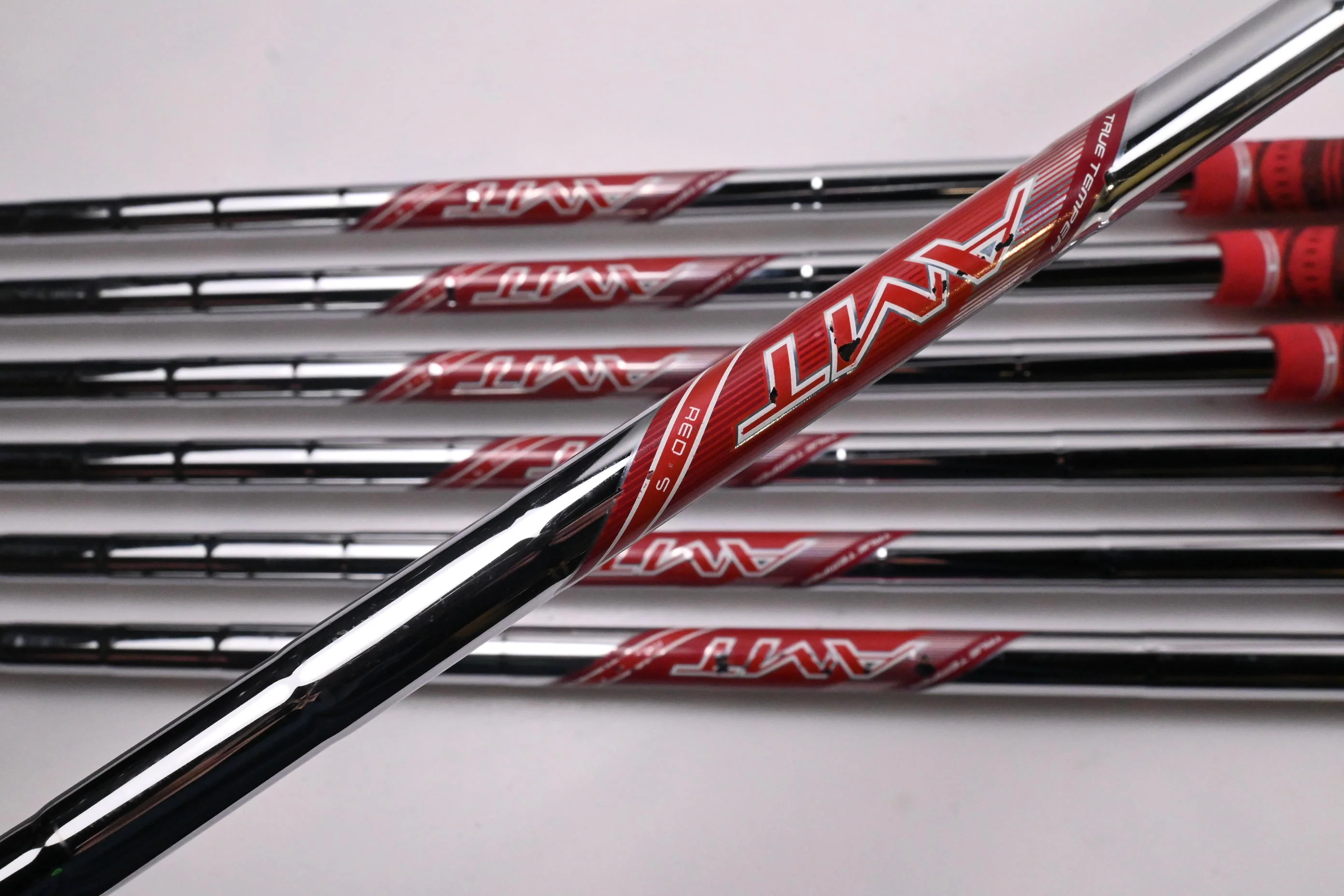 Titleist T350 2025 Irons / 5-PW+48° / Stiff Flex AMT Red Shafts - Image 5