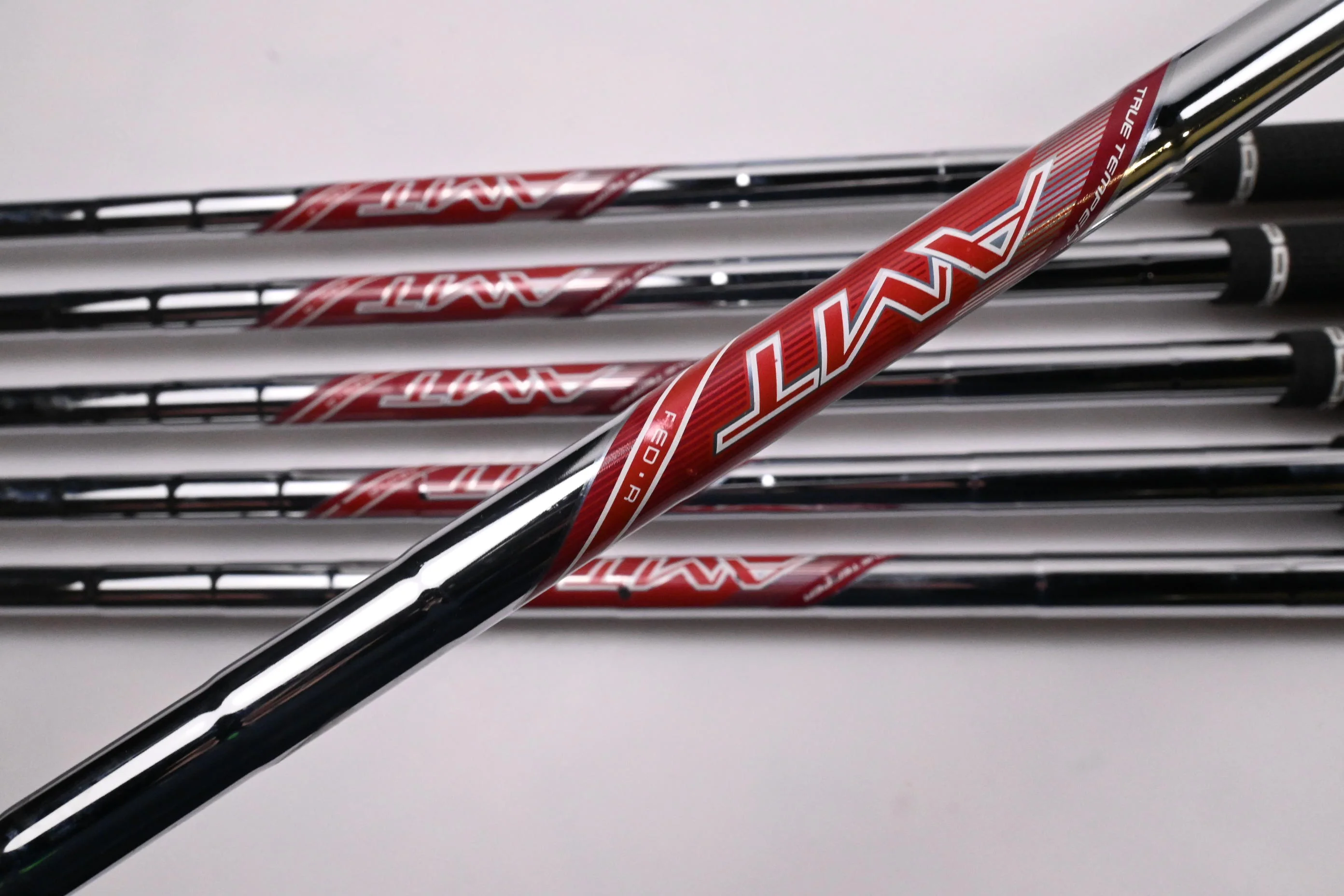 Left Hand Titleist T350 2025 Irons / 5-PW / Regular Flex AMT Red Shafts - Image 5