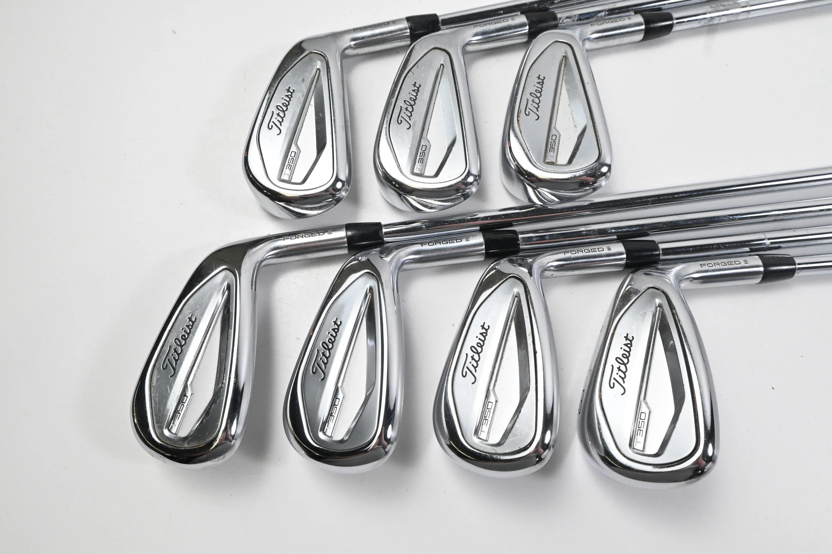 Titleist T350 Irons / 5-PW+GW / Regular Flex AMT Red R300 Steel Shafts - Image 2